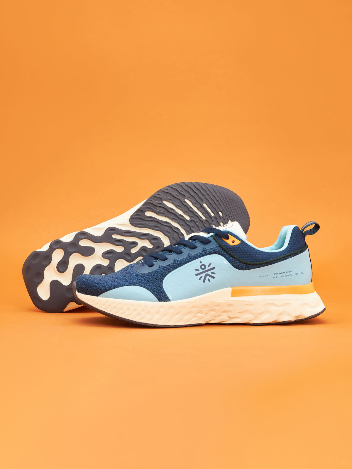 cult Versa Maze Men Running Shoes - Clay/Aqua