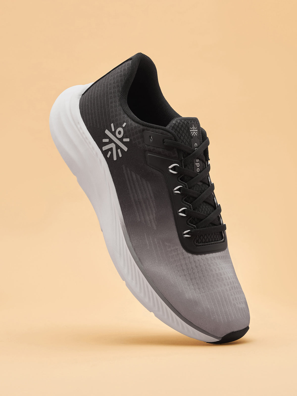 cult Thunderbird Men Running Shoes - Black/Ash Grey