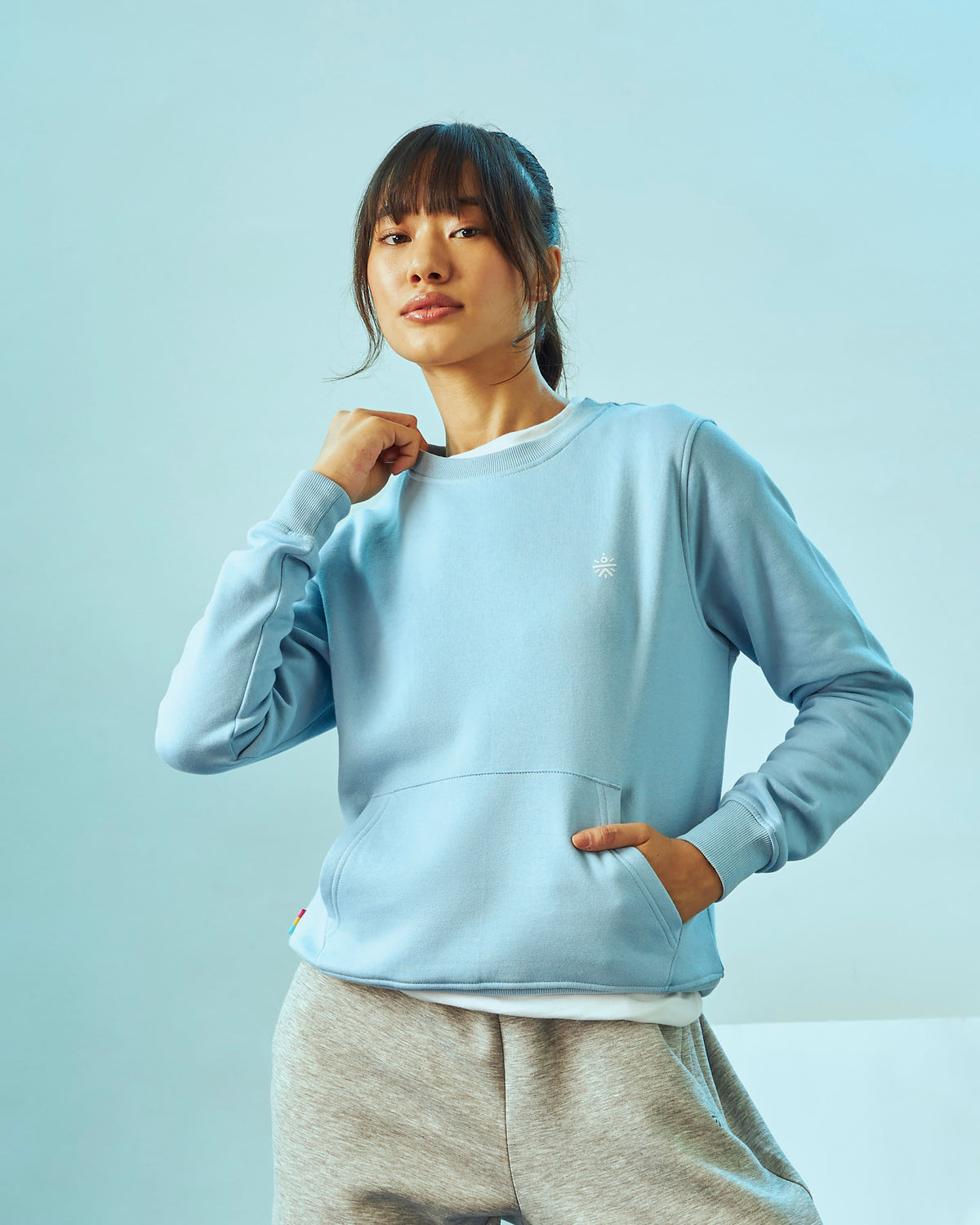 Sweatshirt with Kangaroo Pocket