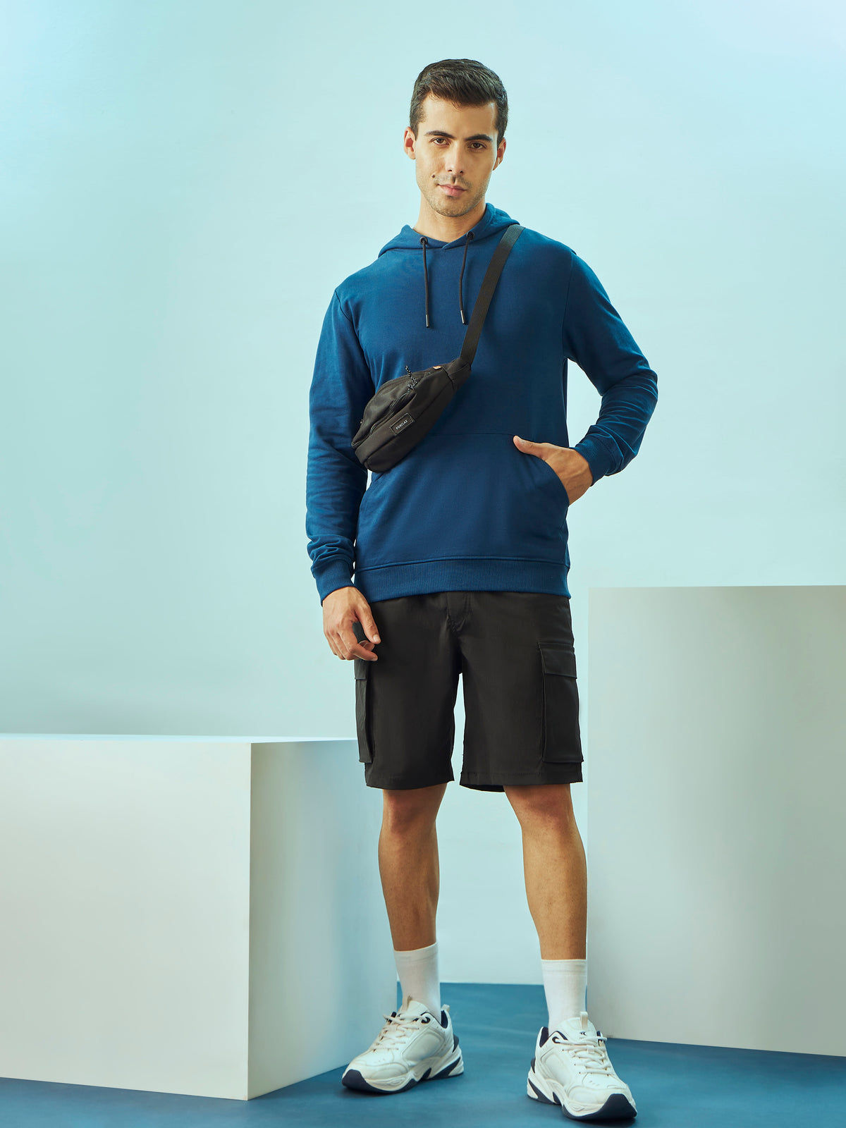 Hooded Sweatshirt with Kangaroo Pocket