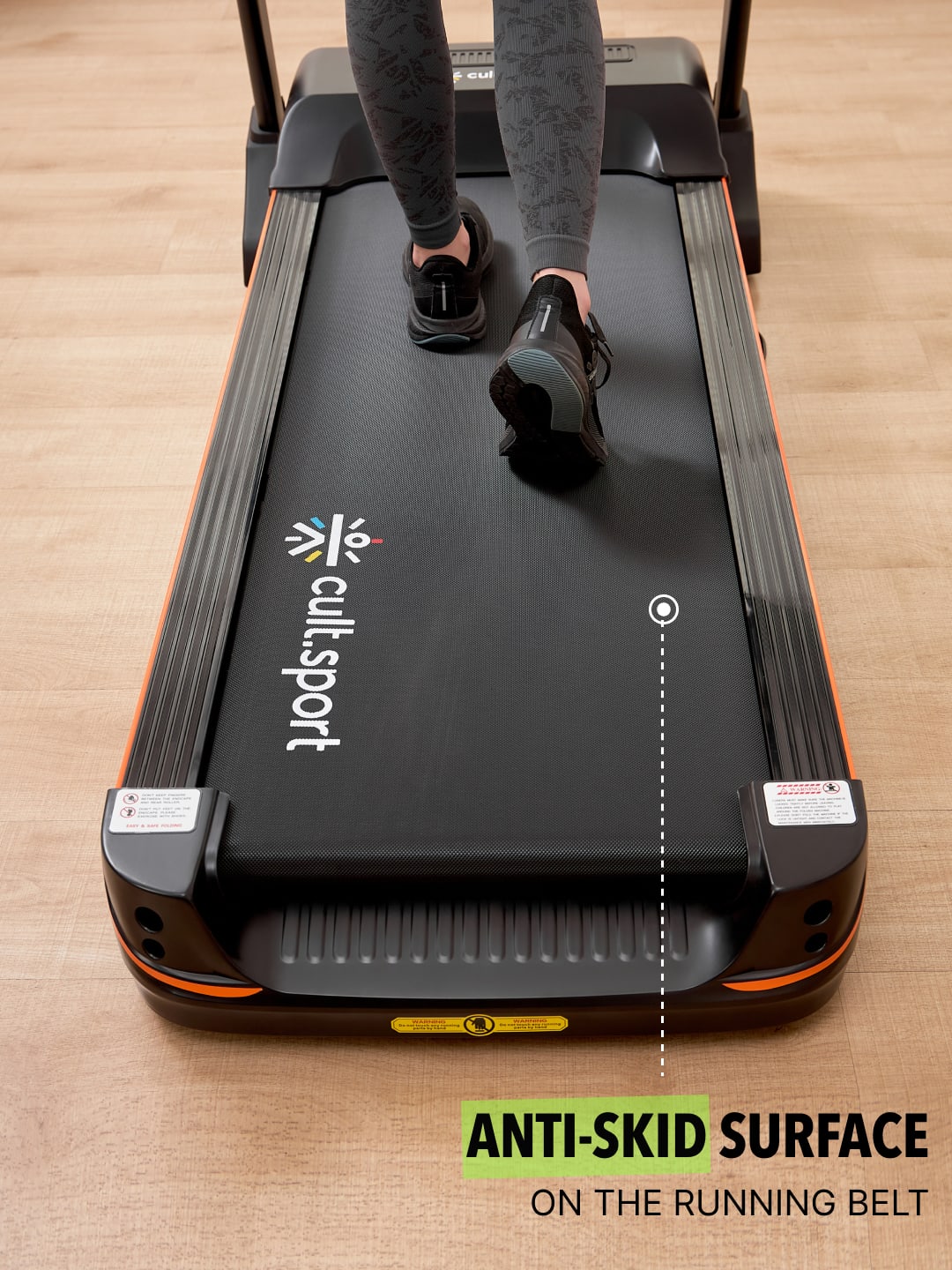 Smartrun Carson 5.5 HP Peak Treadmill | 15-level Auto-Incline | Max Weight-130kg | Max Speed-16kmph (with 6 Months Extended Warranty)
