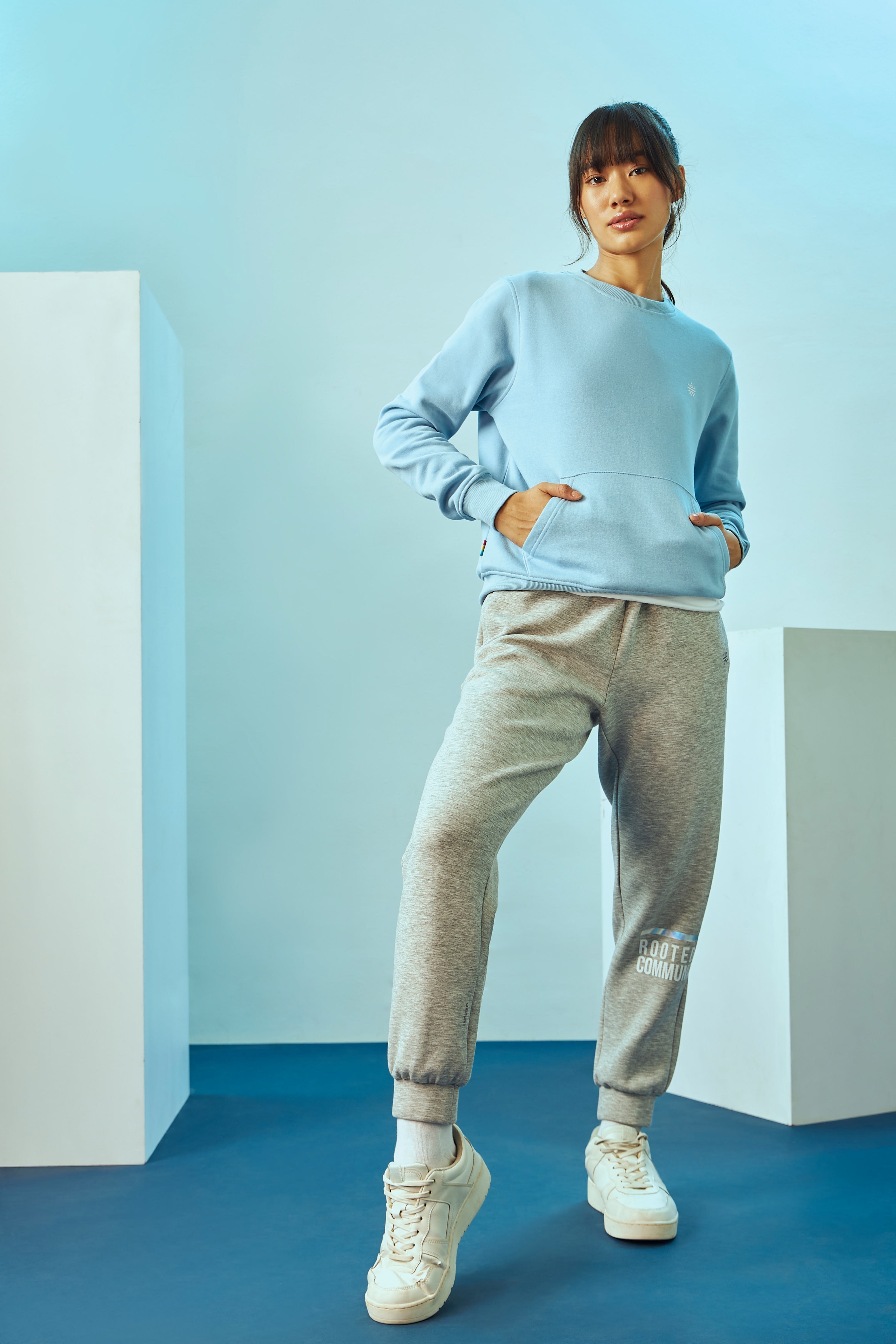 Sweatshirt with Kangaroo Pocket