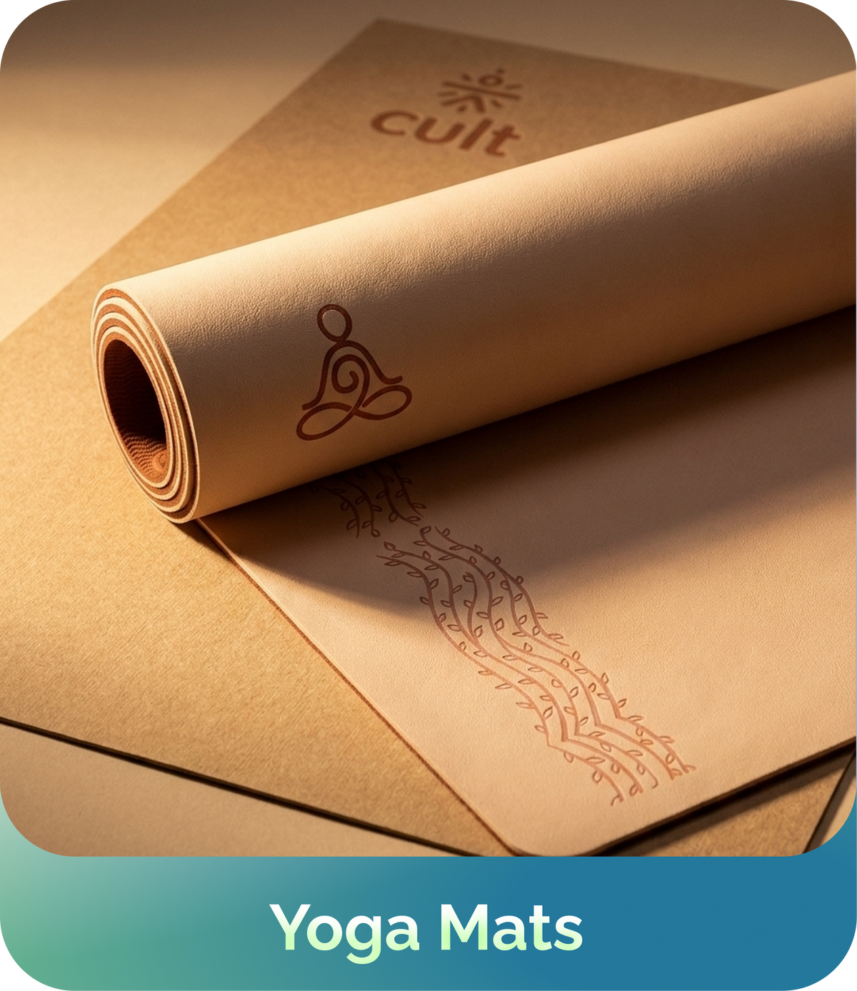 Yoga mats card