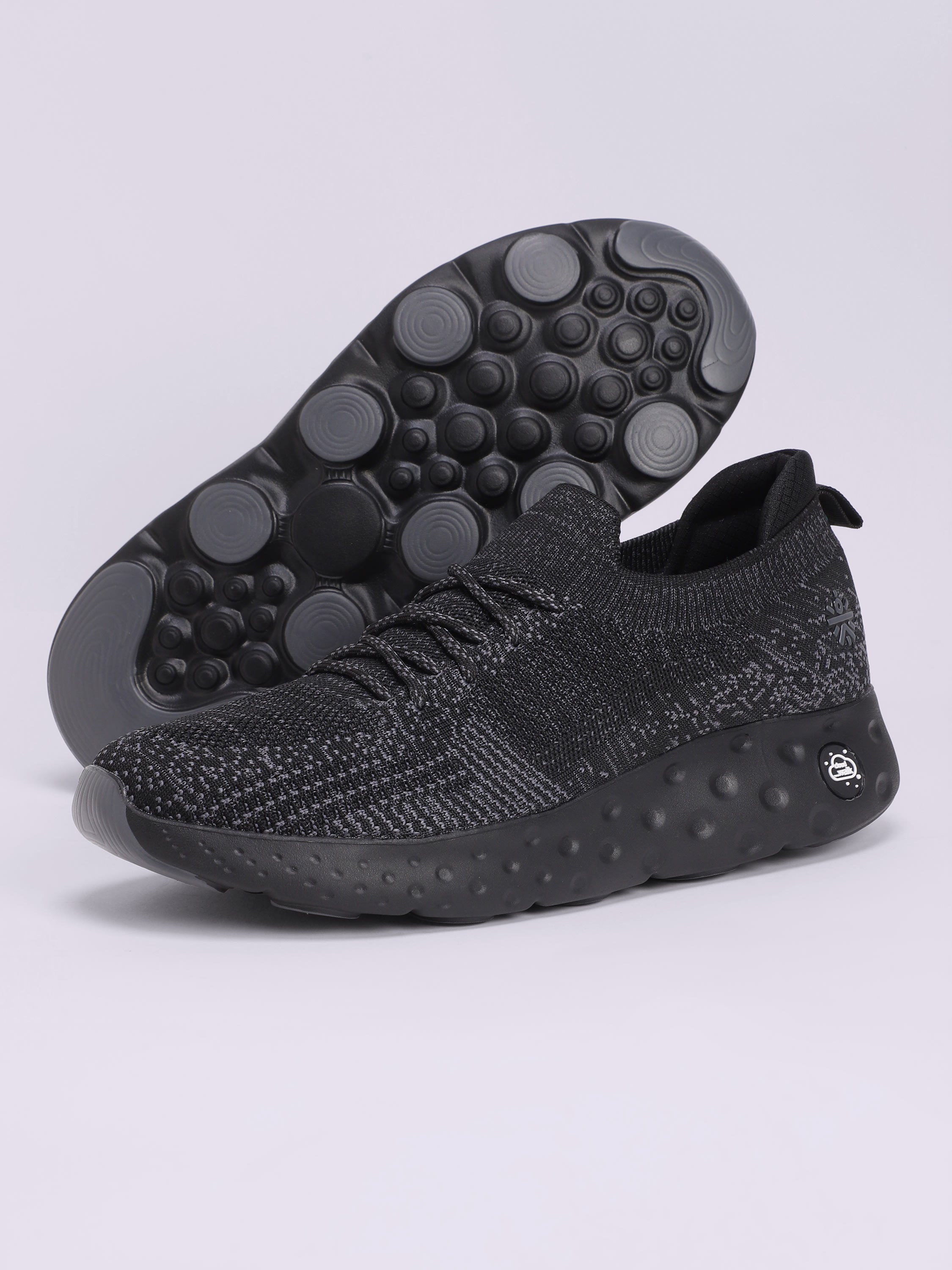 cult EZ+ Cushn Men's Walking Shoes - Black/Grey