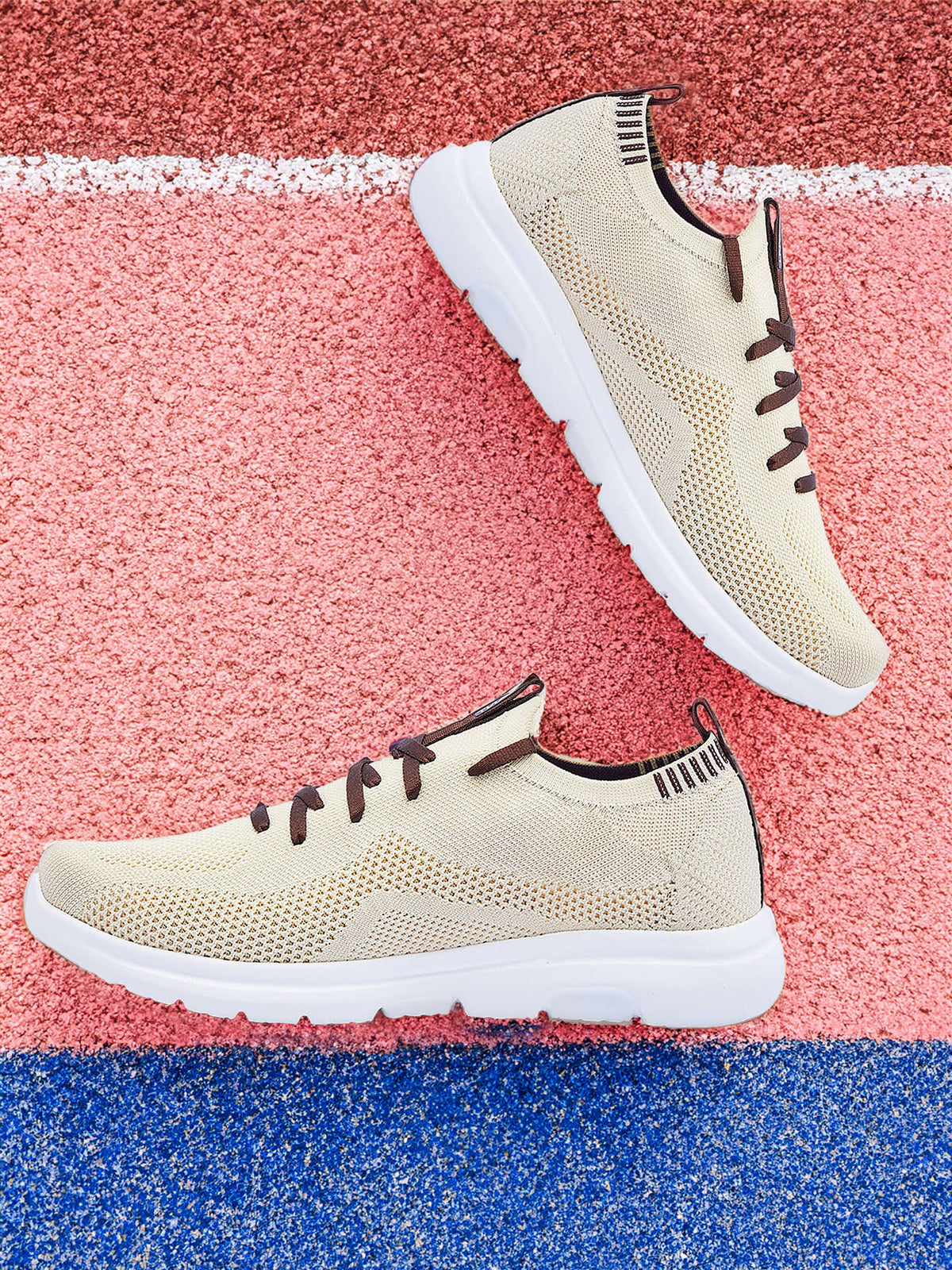 Avant Men's Everglide Running Shoes-Cream