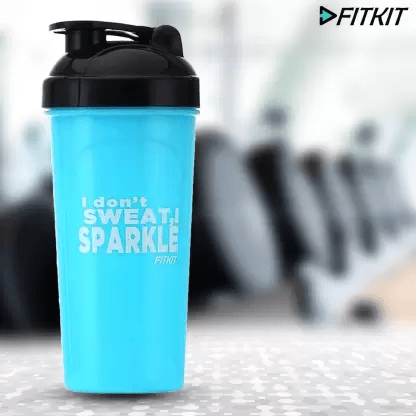 Fitkit FK67.60.003-05 Classic 700 ml Shaker (Pack of 1, Blue)