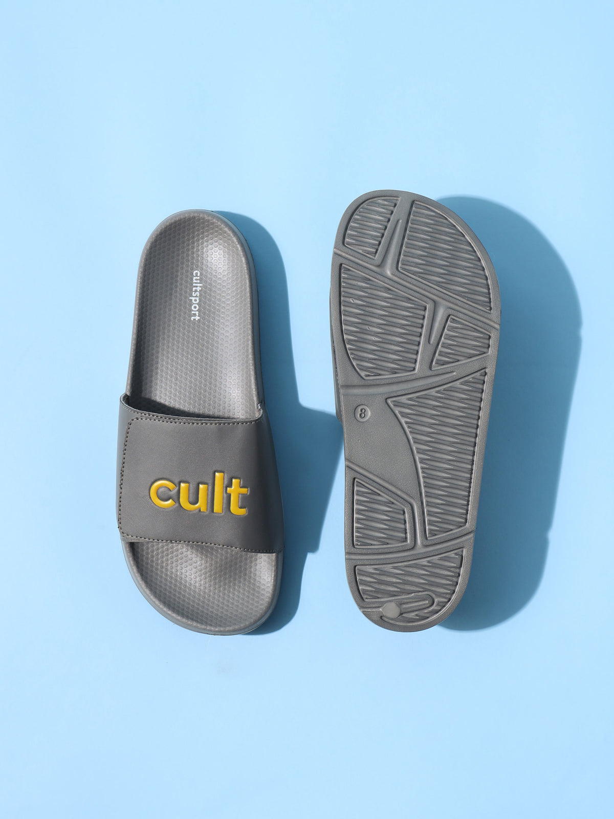 cult Locomo Grey Men Slides