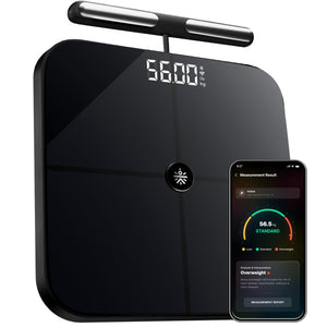 cult Smart Scale Pro, US FDA Approved, 50+ Parameters, Body Fat Scale, BMI, 10 members, Bluetooth Weight Machine, Body Fat Analyzer, LED Display.