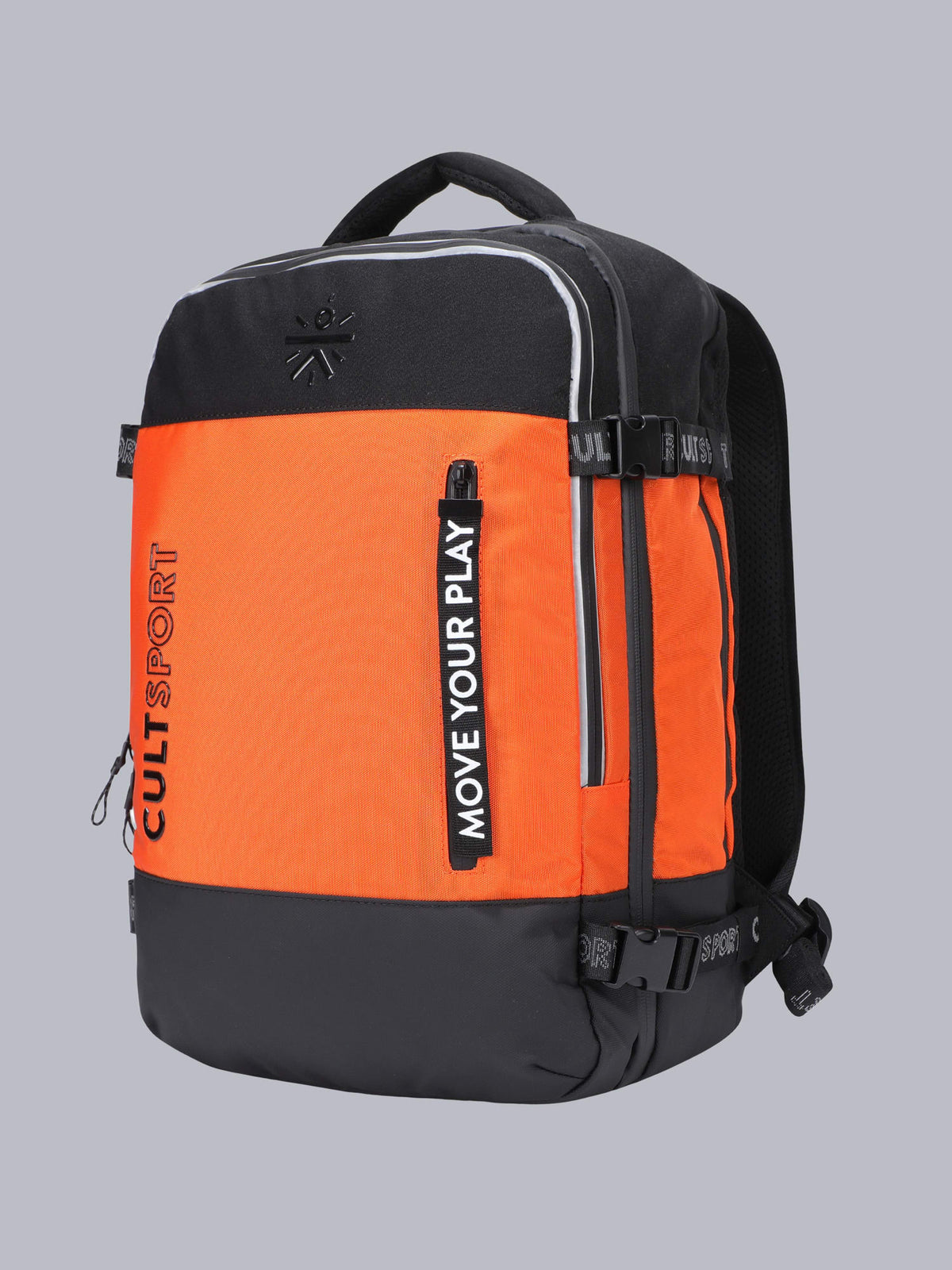 Signature Square Orange Backpack