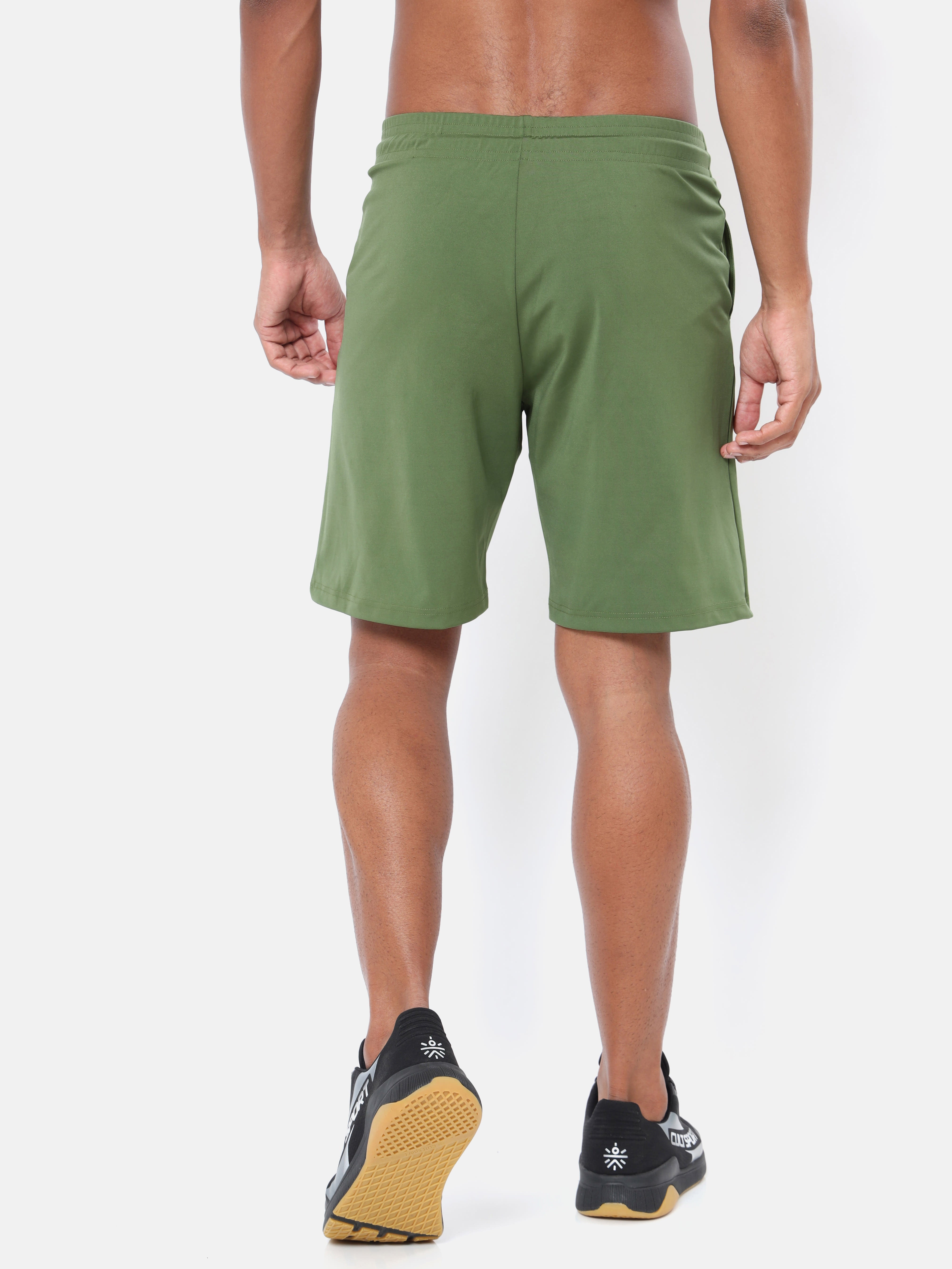 Solid Workout Shorts Pack of 2