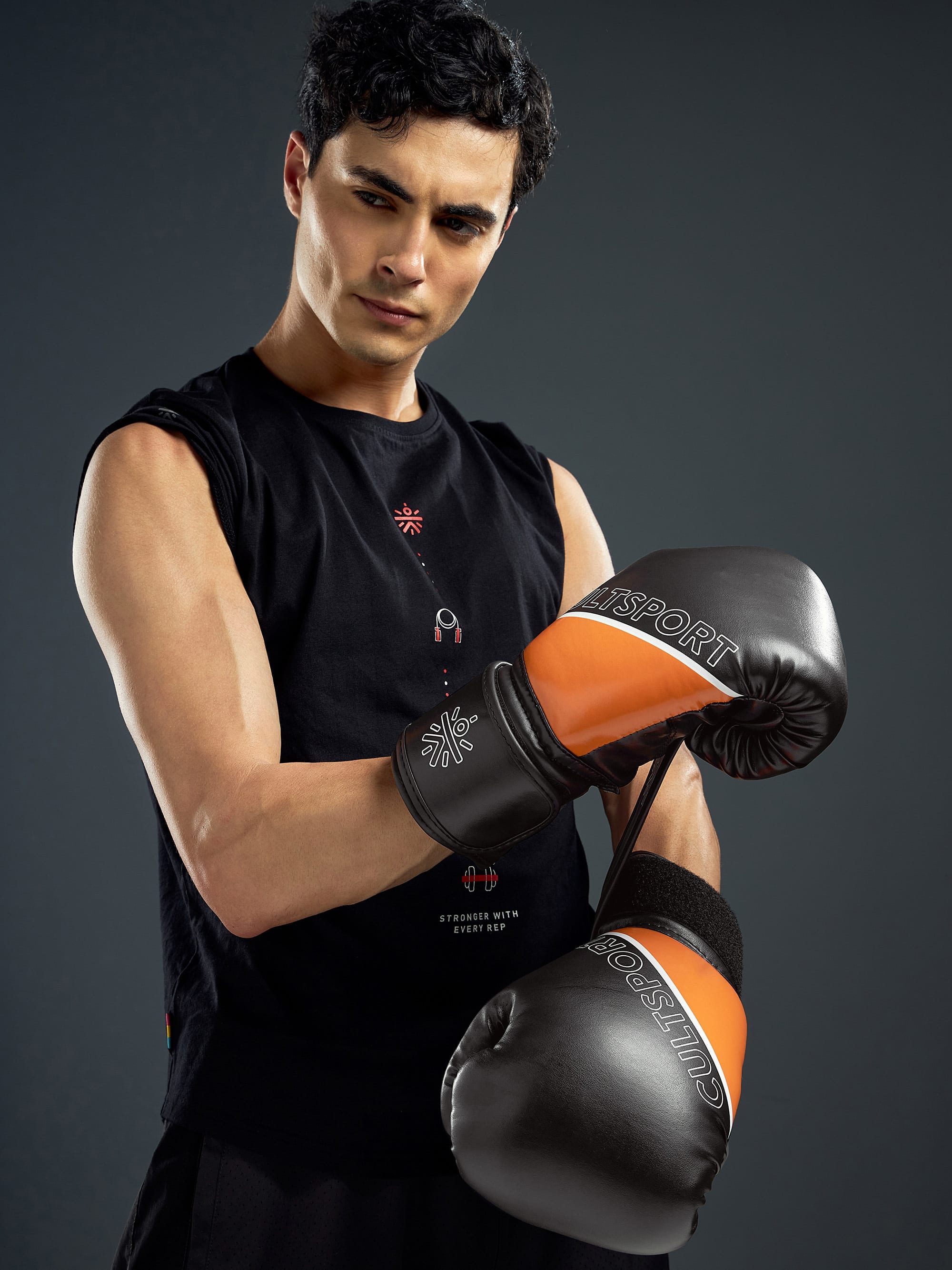 Pro Boxing Gloves with Antimicrobial Lining