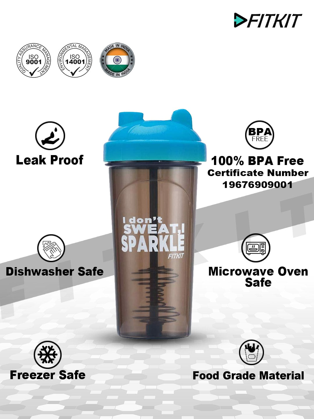 Classic Shaker Bottle 700ml Blue/Black