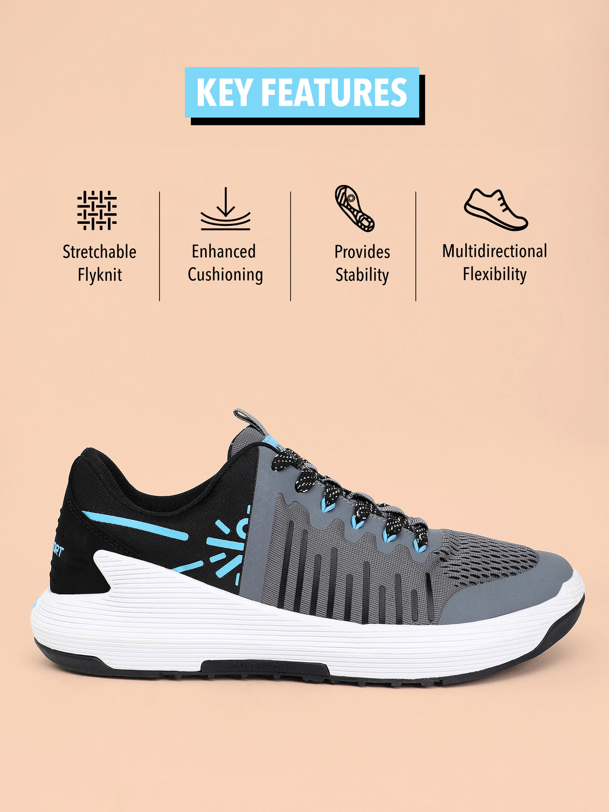 cult Impact Men Training Shoes - Grey