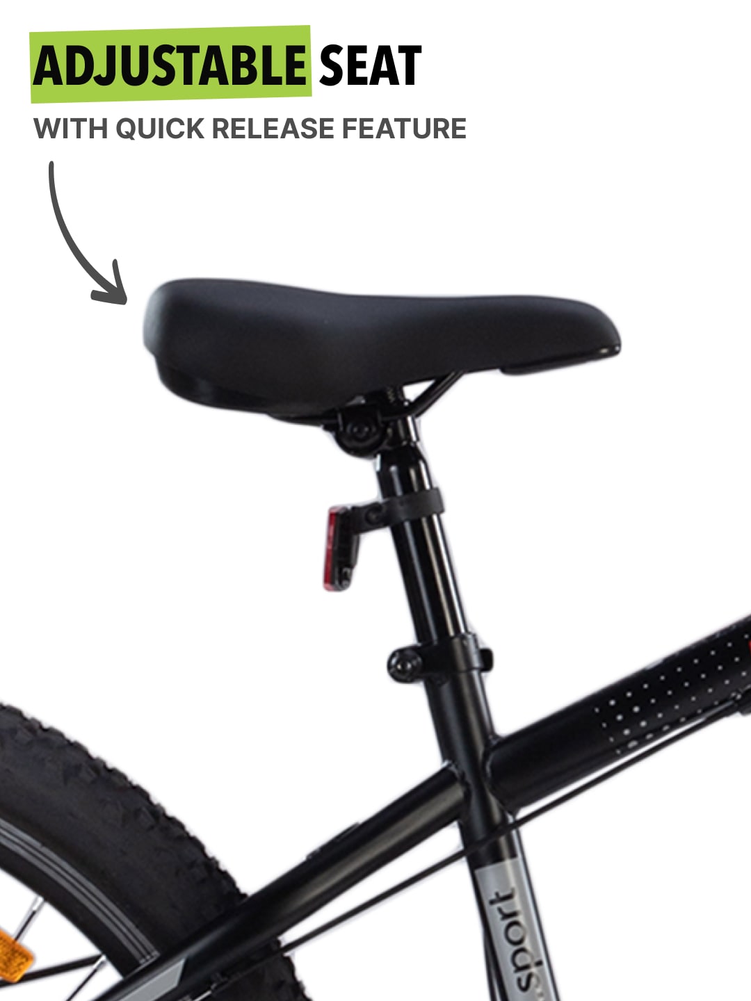 DAUNTLESS21S27.5TBLACK Steel 21 Speed Shimano Gear 27.5 inch Mountain Cycle, Dual Disc Brake, Front Suspension and Double Wall Rim