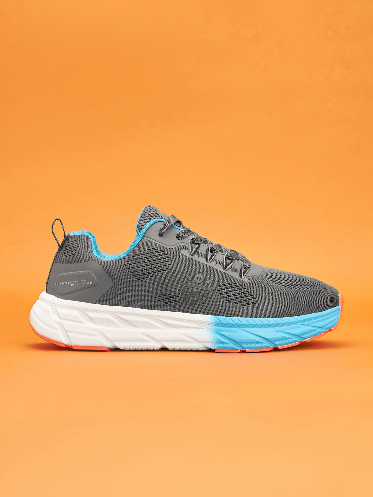 cult EZ+ Ryde Men Running Shoes - Carbon Grey/Blue