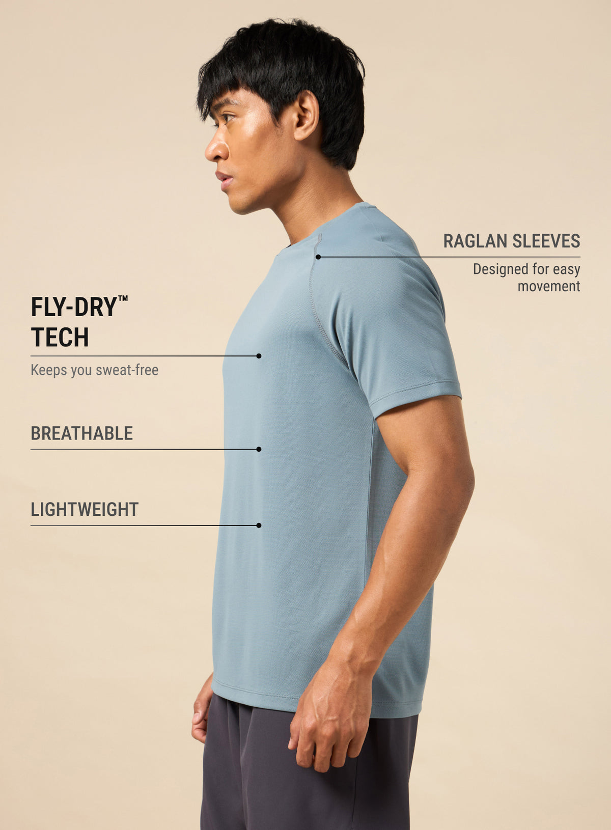 Men's Blue Speed Up T-shirt