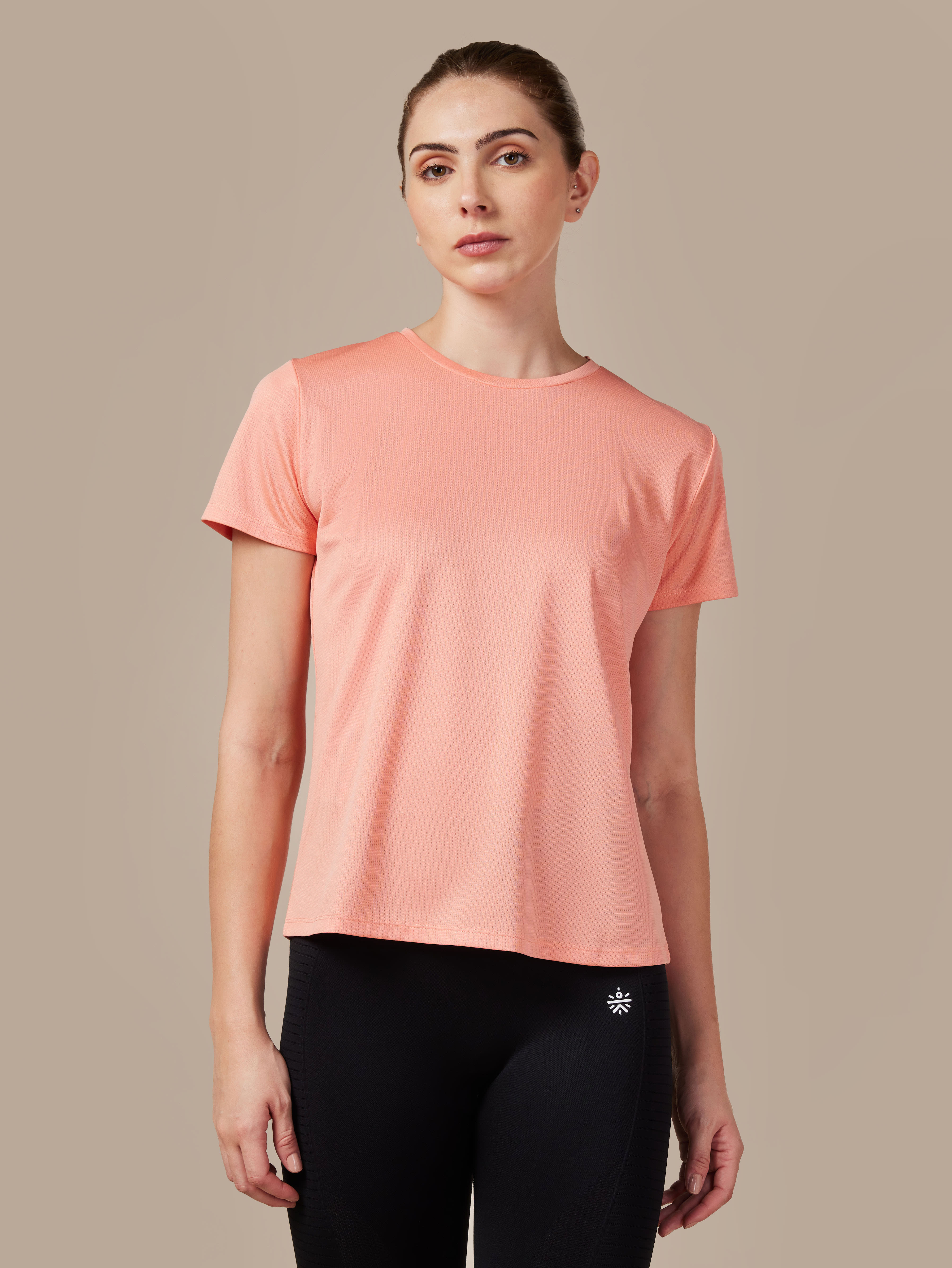 Women's Orange Performance T-shirt