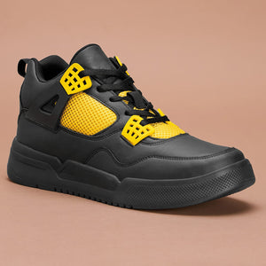 Avant Men's Felix Sneaker Shoes - Black / Yellow