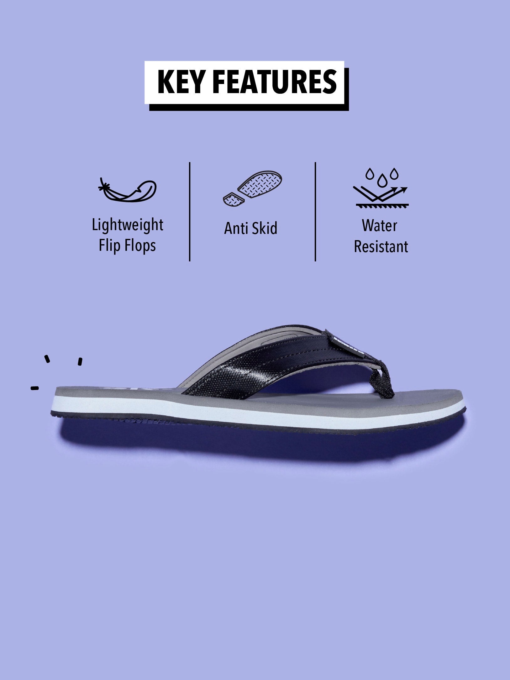 cult Flo Sweat Absorbing EVA Flip Flops