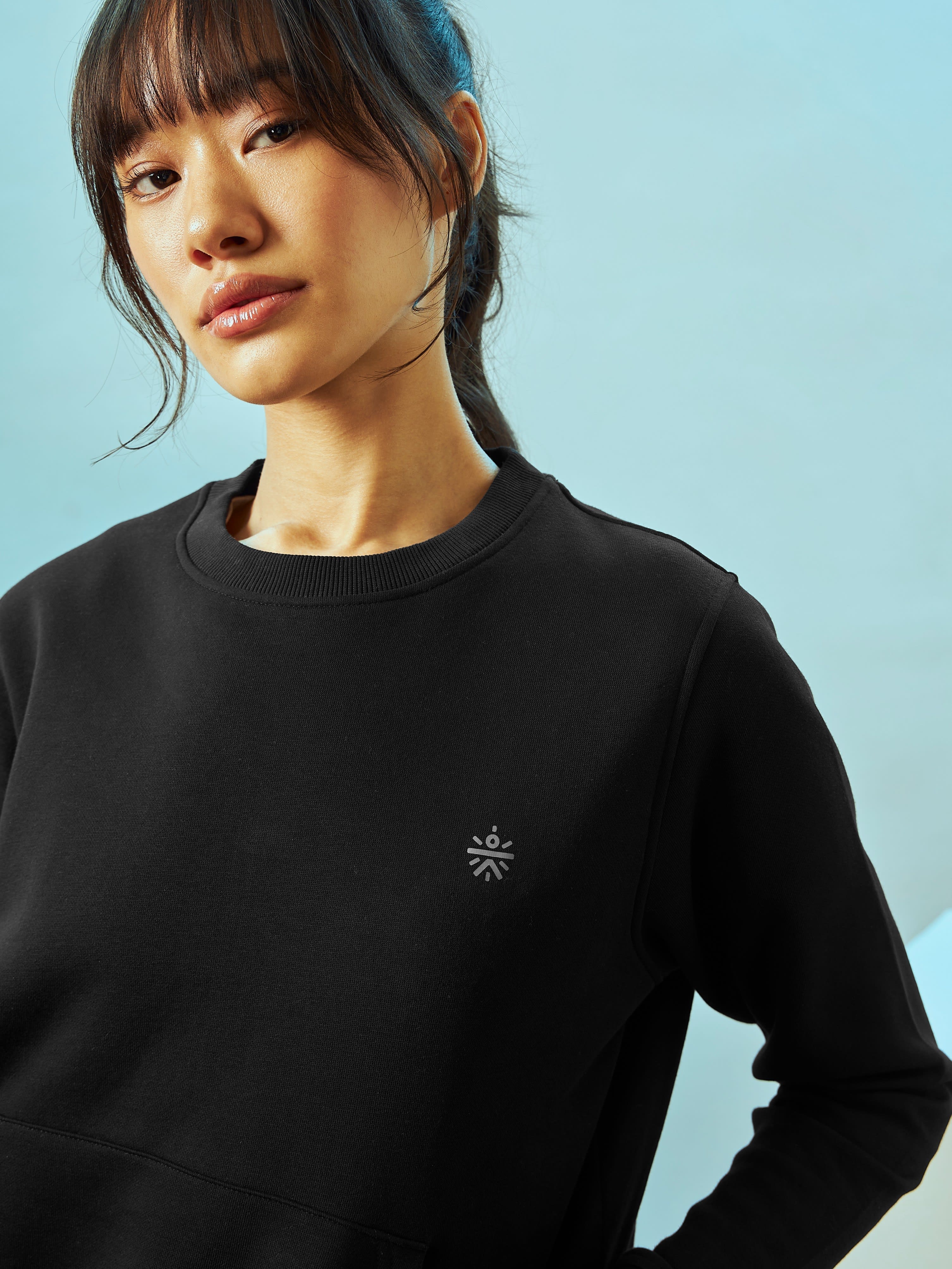 Sweatshirt with Kangaroo Pocket