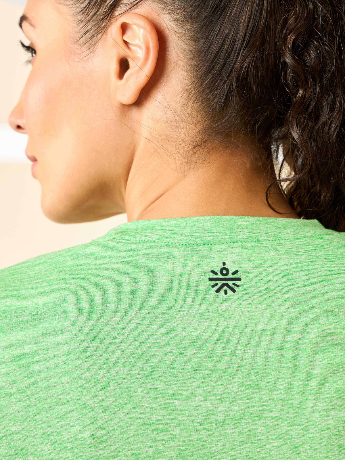 Women's All Day Workout Green Comfortech T-shirt