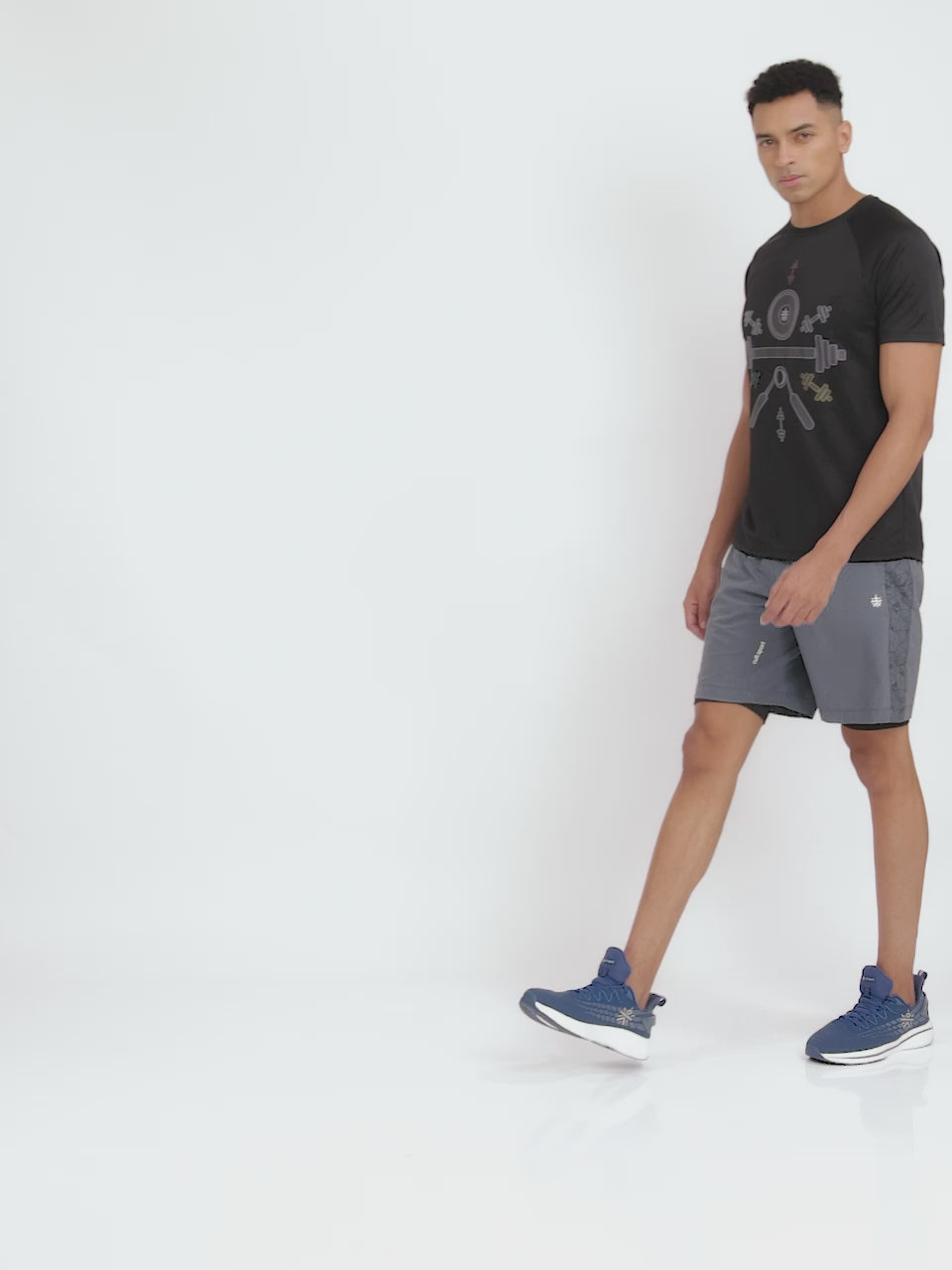 cult Active Men Running Shoes - Dusky Blue