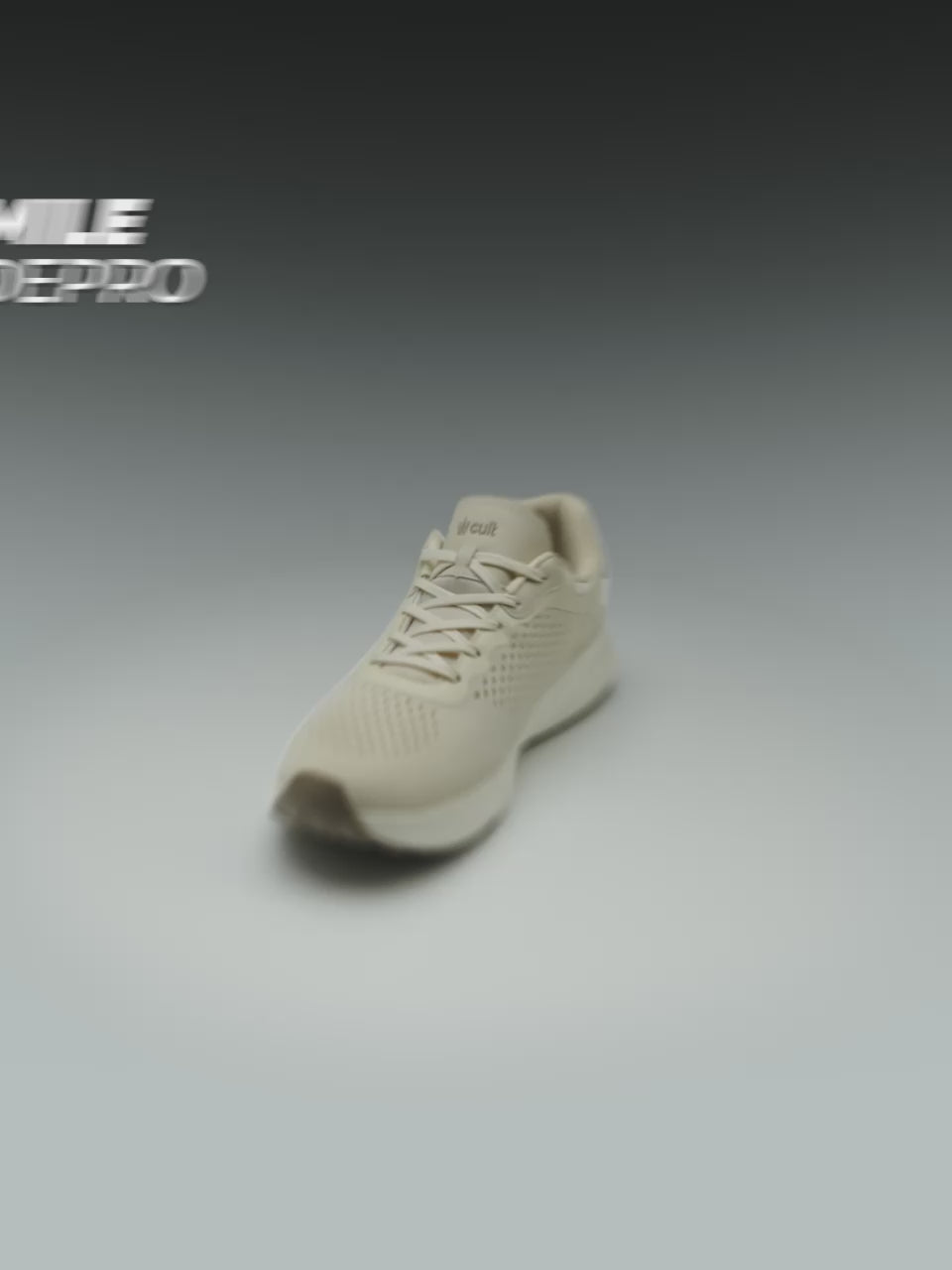 cult Men's StridePro Running Shoes - Beige
