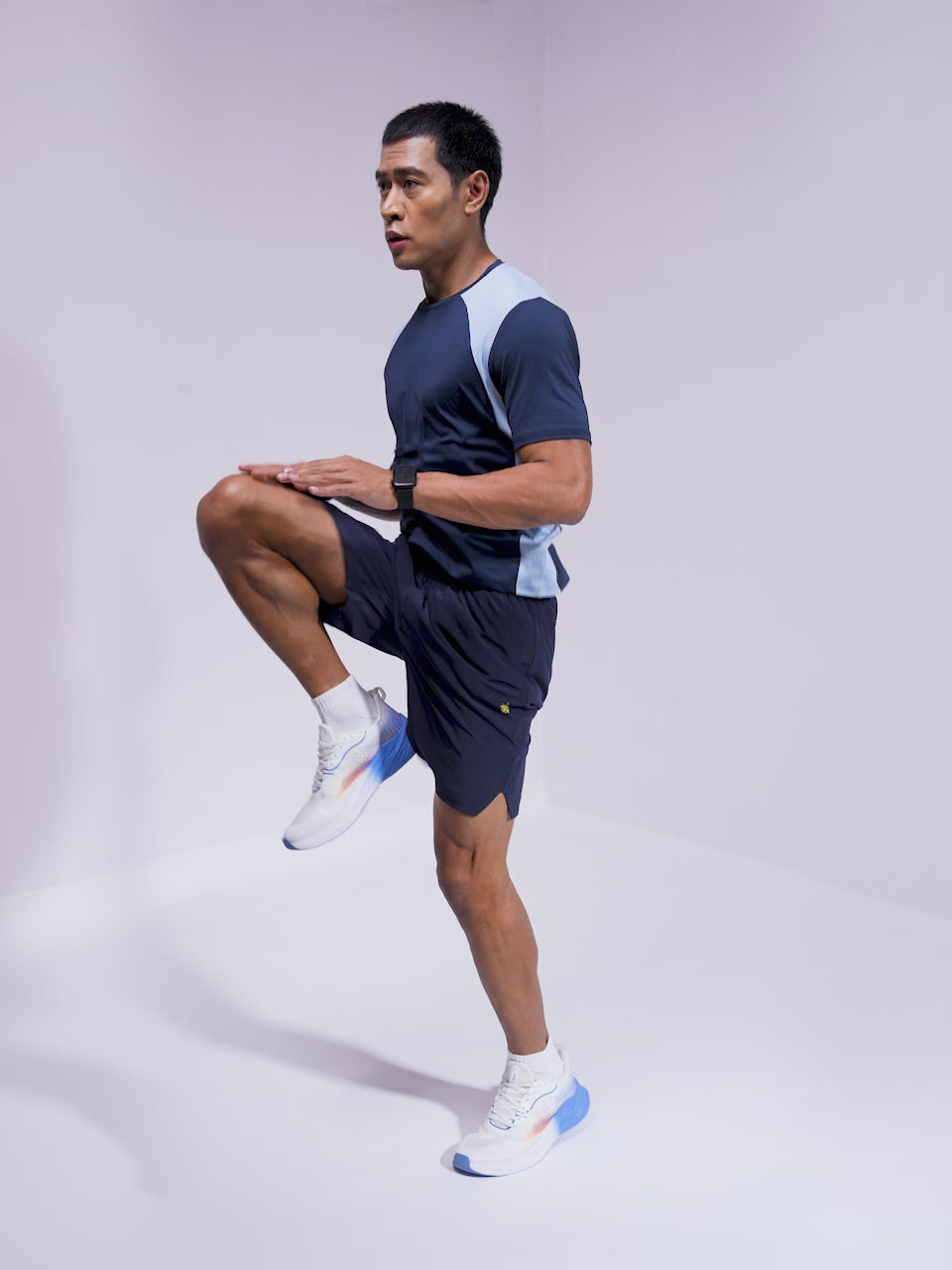 cult Men's Onyx Running Shoes - White/Blue