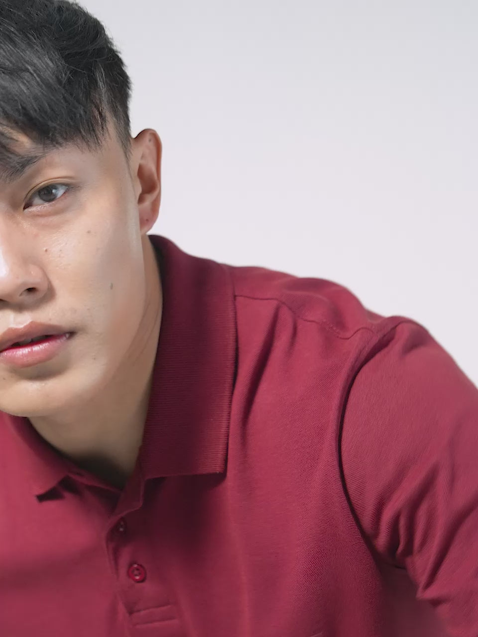 Men's Rust Soft Form Classic Polo T-shirt