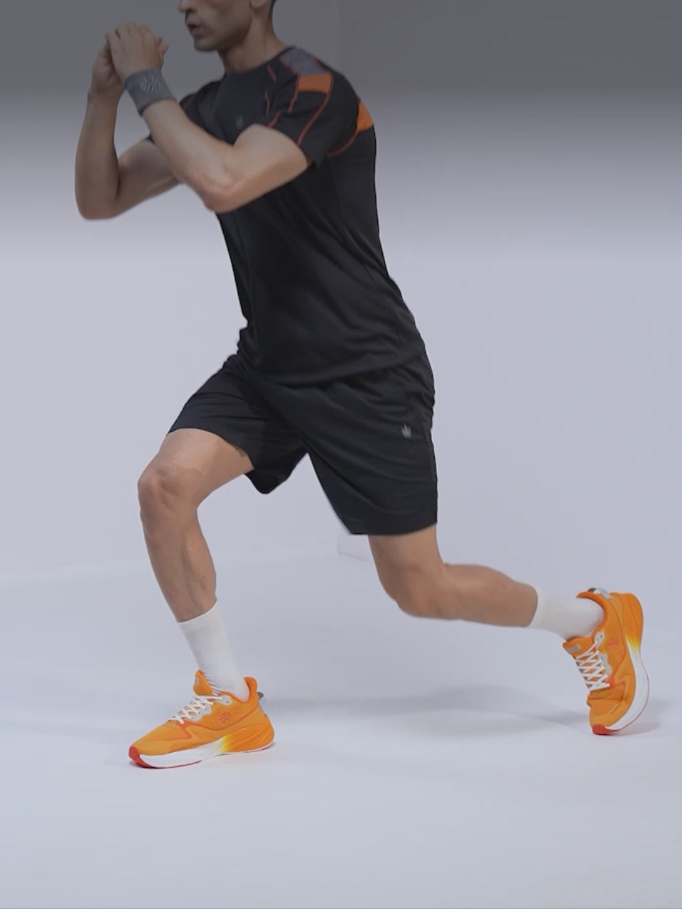 cult Men's Nitro Running Shoes - Orange/White