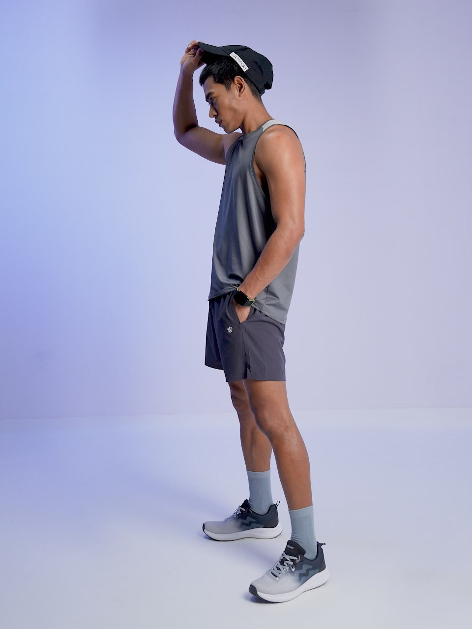 Avant Men's Falcon Running shoes - L.Grey/Blue