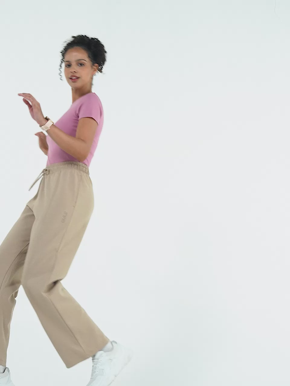 Women's Black Ultra Luxe Tailored Trackpants