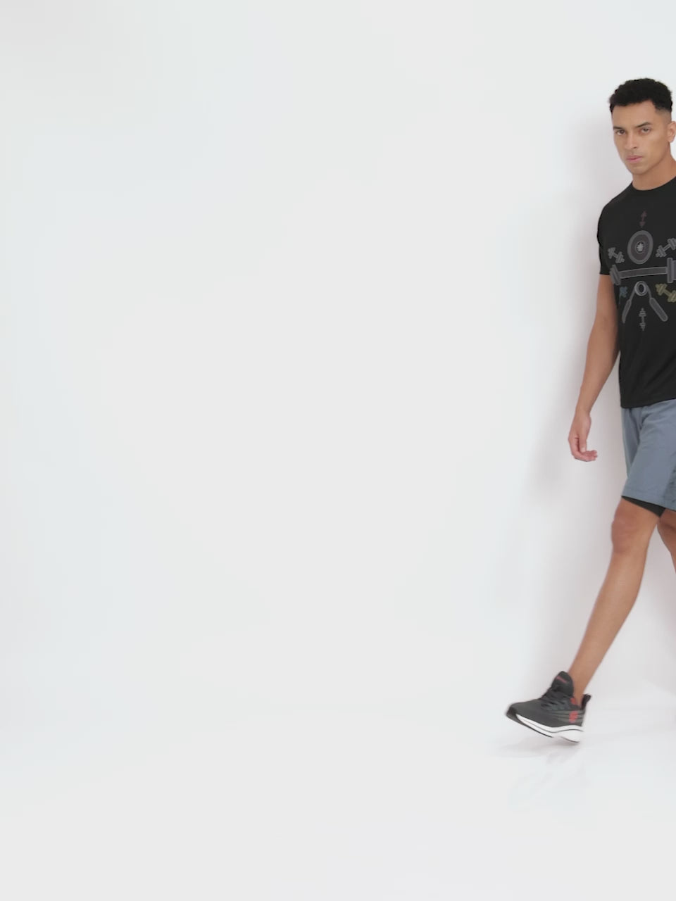 cult Active Men Running Shoes - Dark Grey