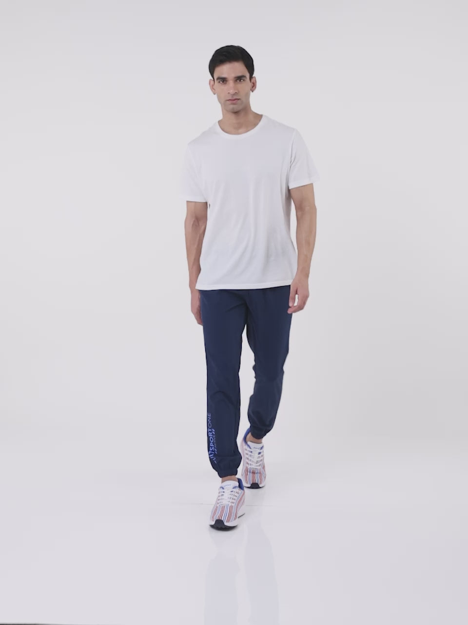 Avant Men's Bi-Strip Running Shoes - Multicolour
