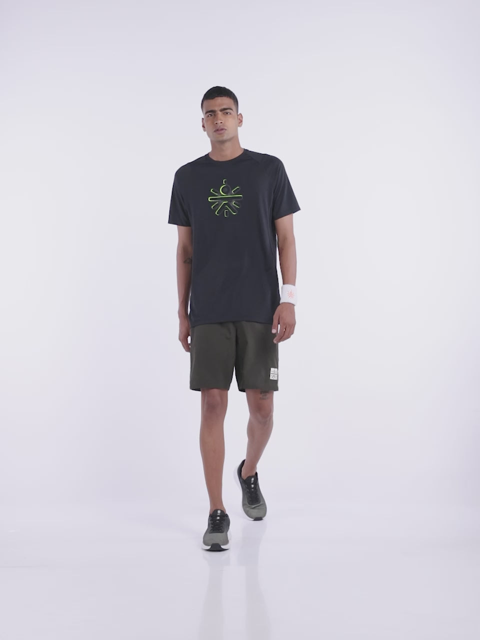 cult Thunderbird Men Running Shoes - Olive/Black