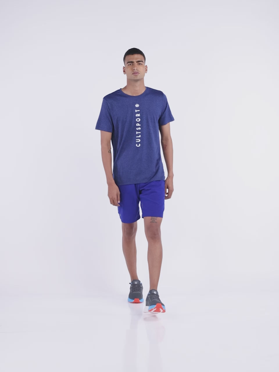 cult EZ+ Ryde Men Running Shoes - Carbon Grey/Blue