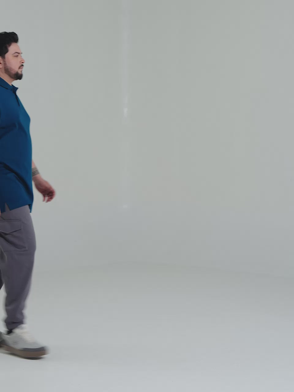 Men's Navy All Day Play Plus Size Polo T-shirt