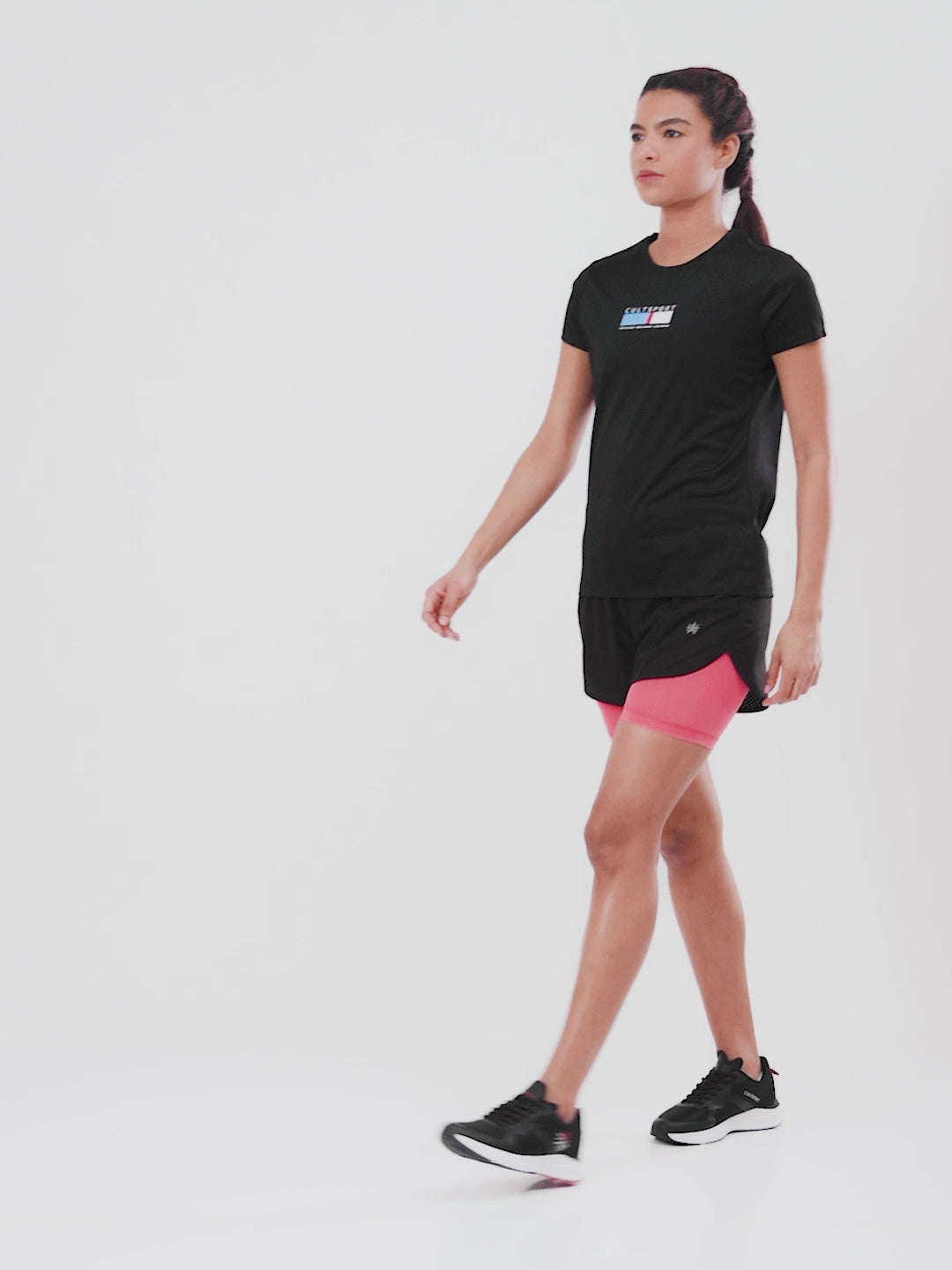 cult Speedster Women Running Shoes - Black/Red