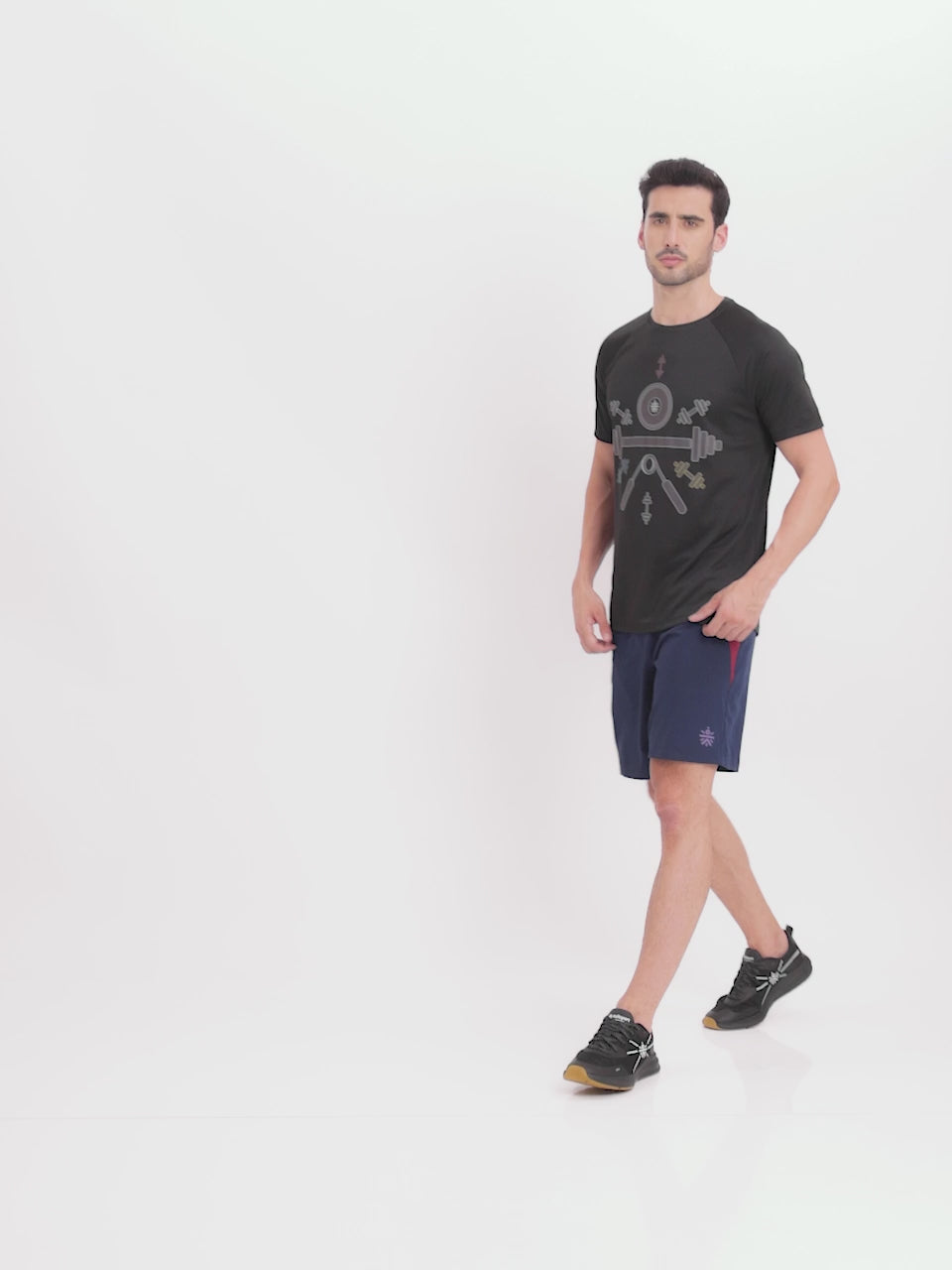 cult Flomo Men Running Shoes - Black/Mustard