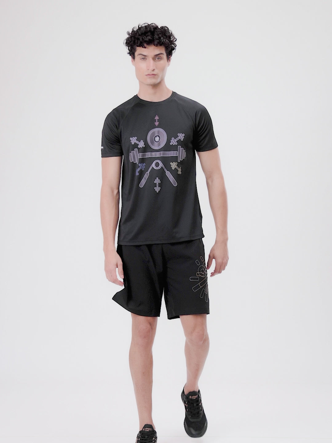 cult Flomo Men Running Shoes - Black/Gold