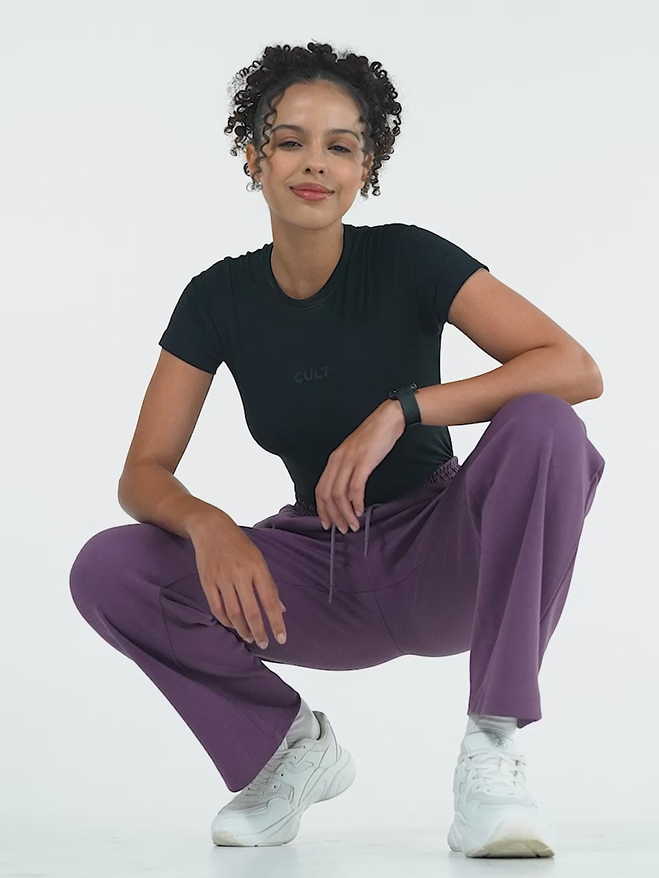 Women's Dark Grey Ultra Luxe Classic Trackpants