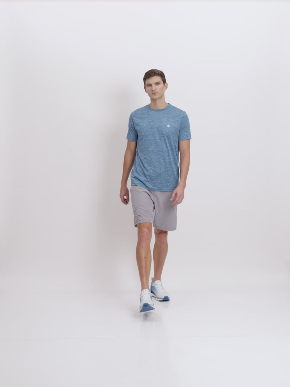 Avant Men's Rainbow Casual Shoes-Blue / White