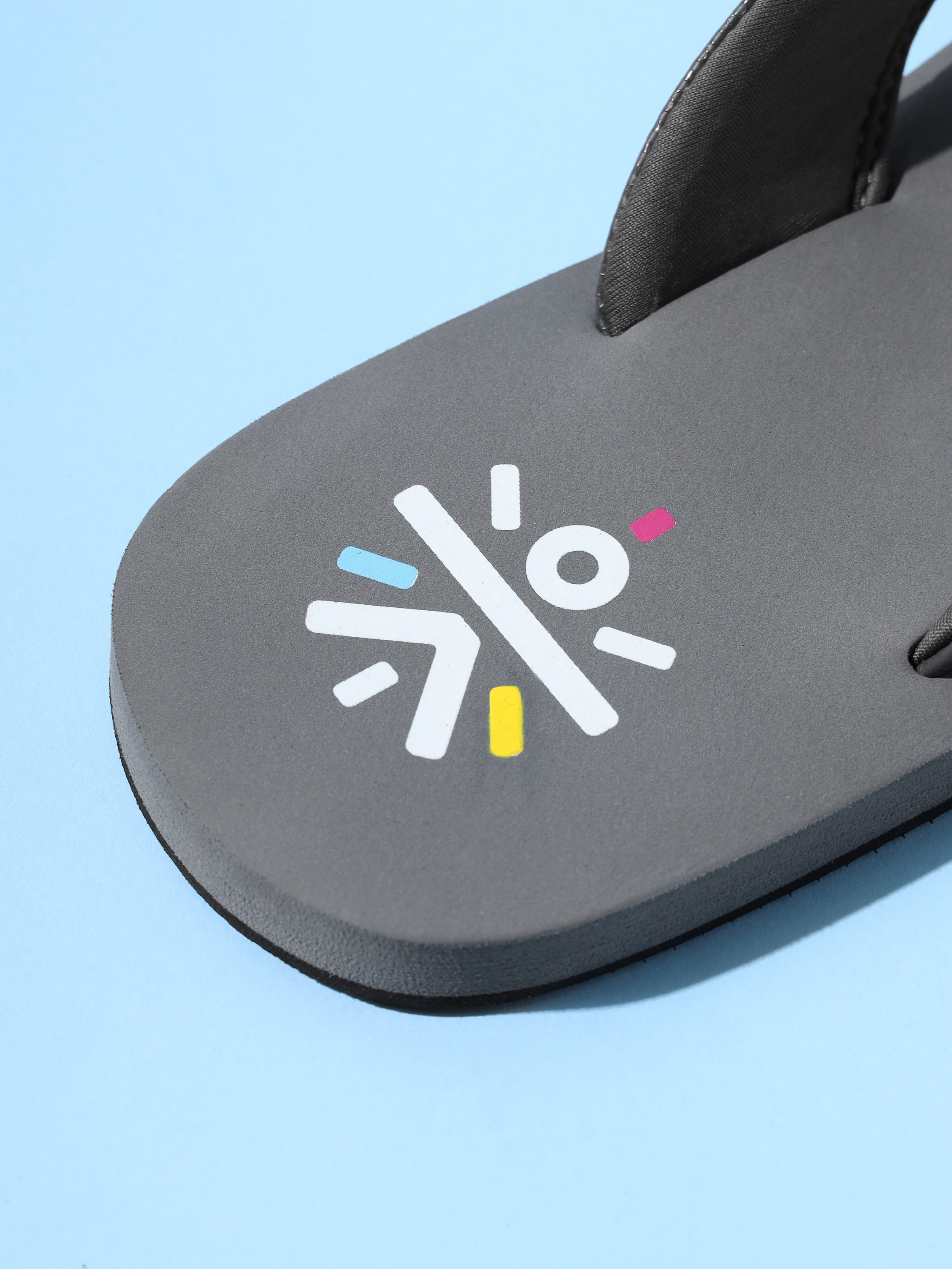 cult Repose Sweat Absorbing EVA Flip Flops - Dark Grey