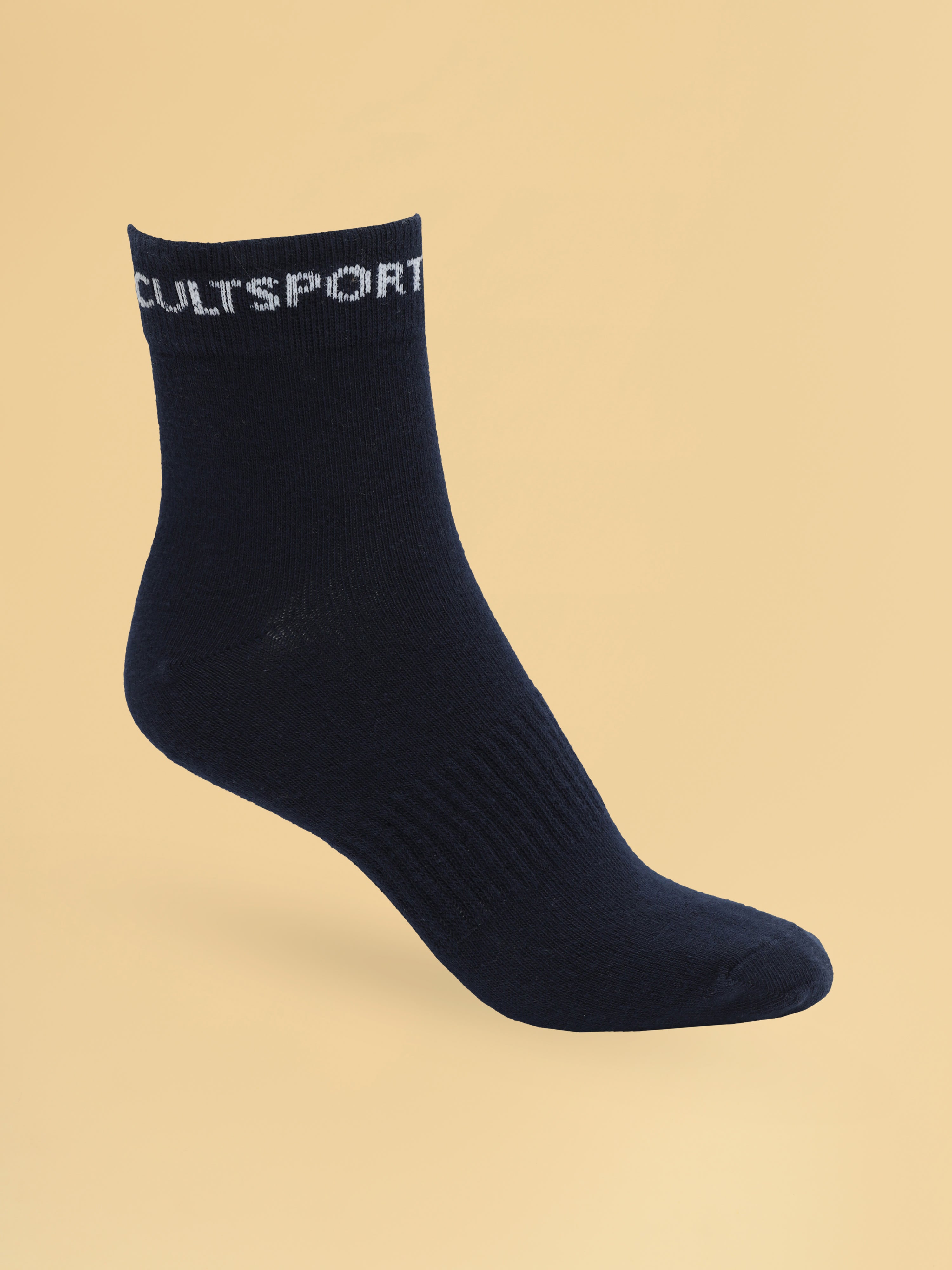 Sports Ankle Lengt Pack of 3 Black,Grey & Navy Men's Socks