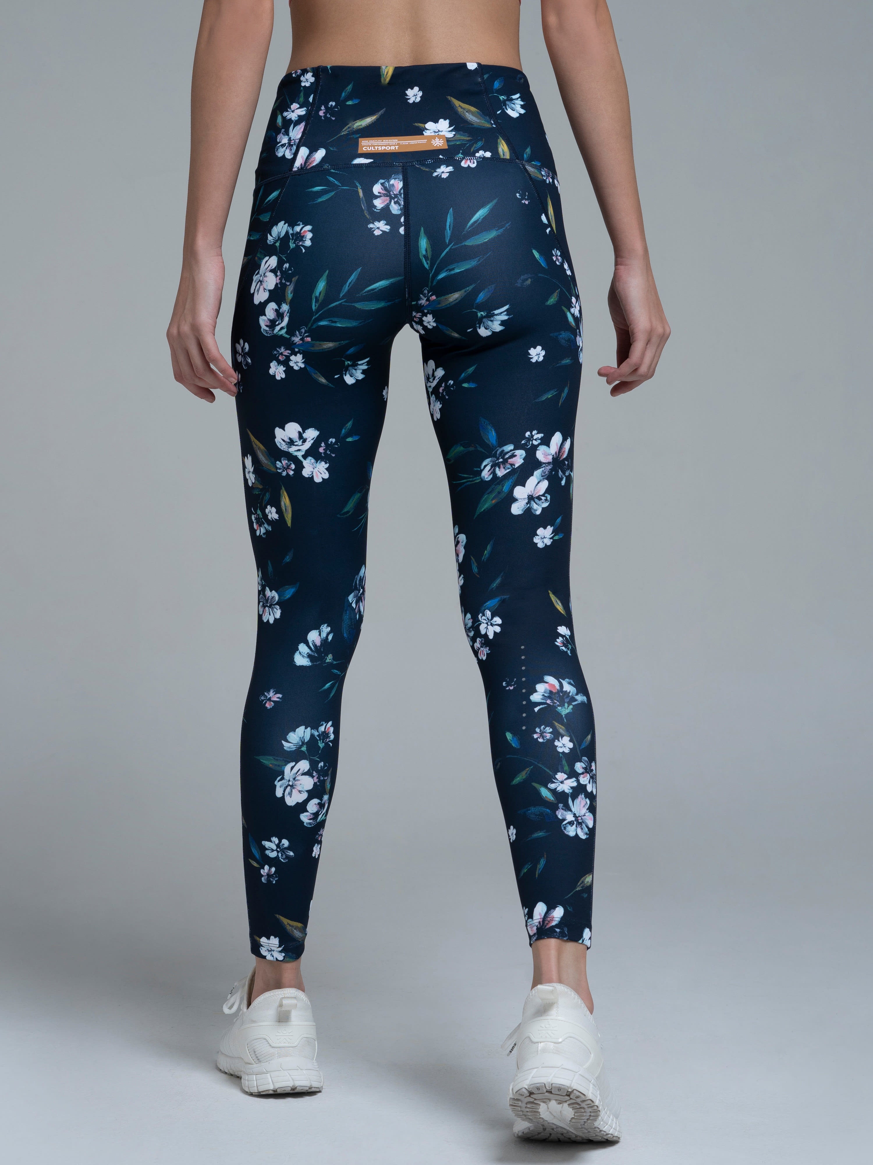 AbsoluteFit Floral Print Tights