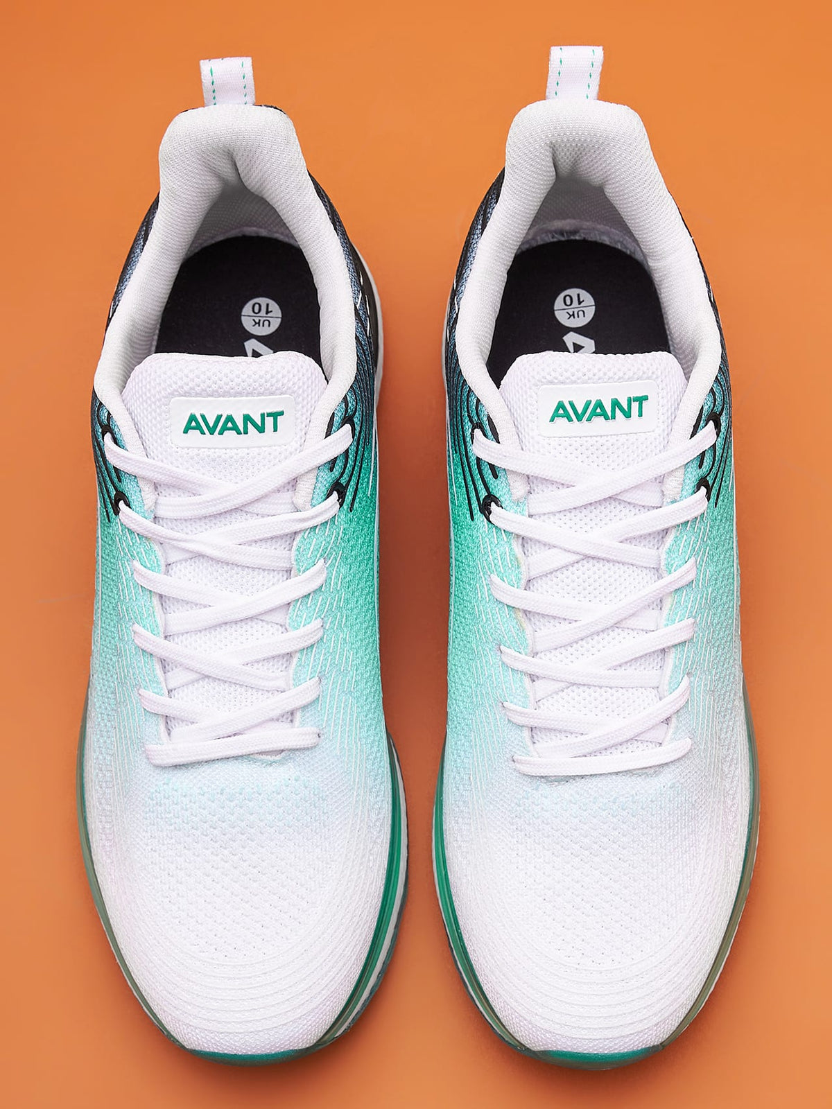 Avant Men's BounceMax Walking Shoes - White/Grey/Green
