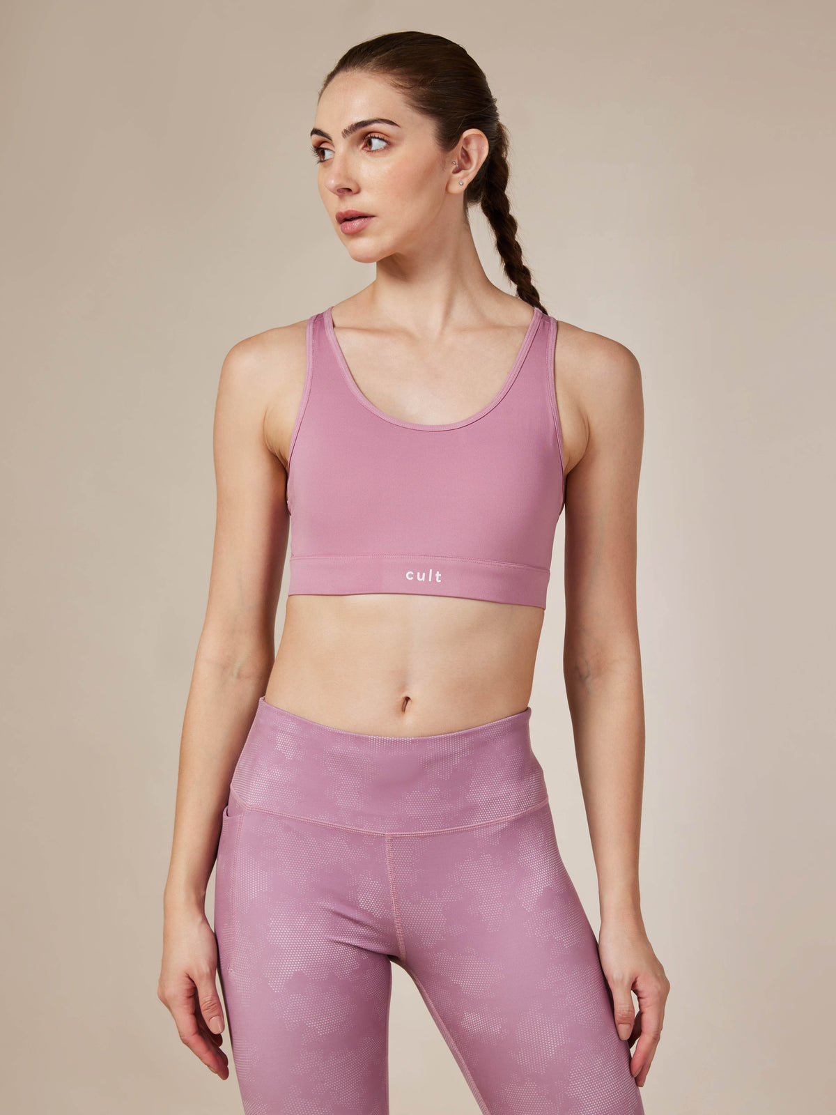 Women's Cult Pink Racer Back Hook Bra