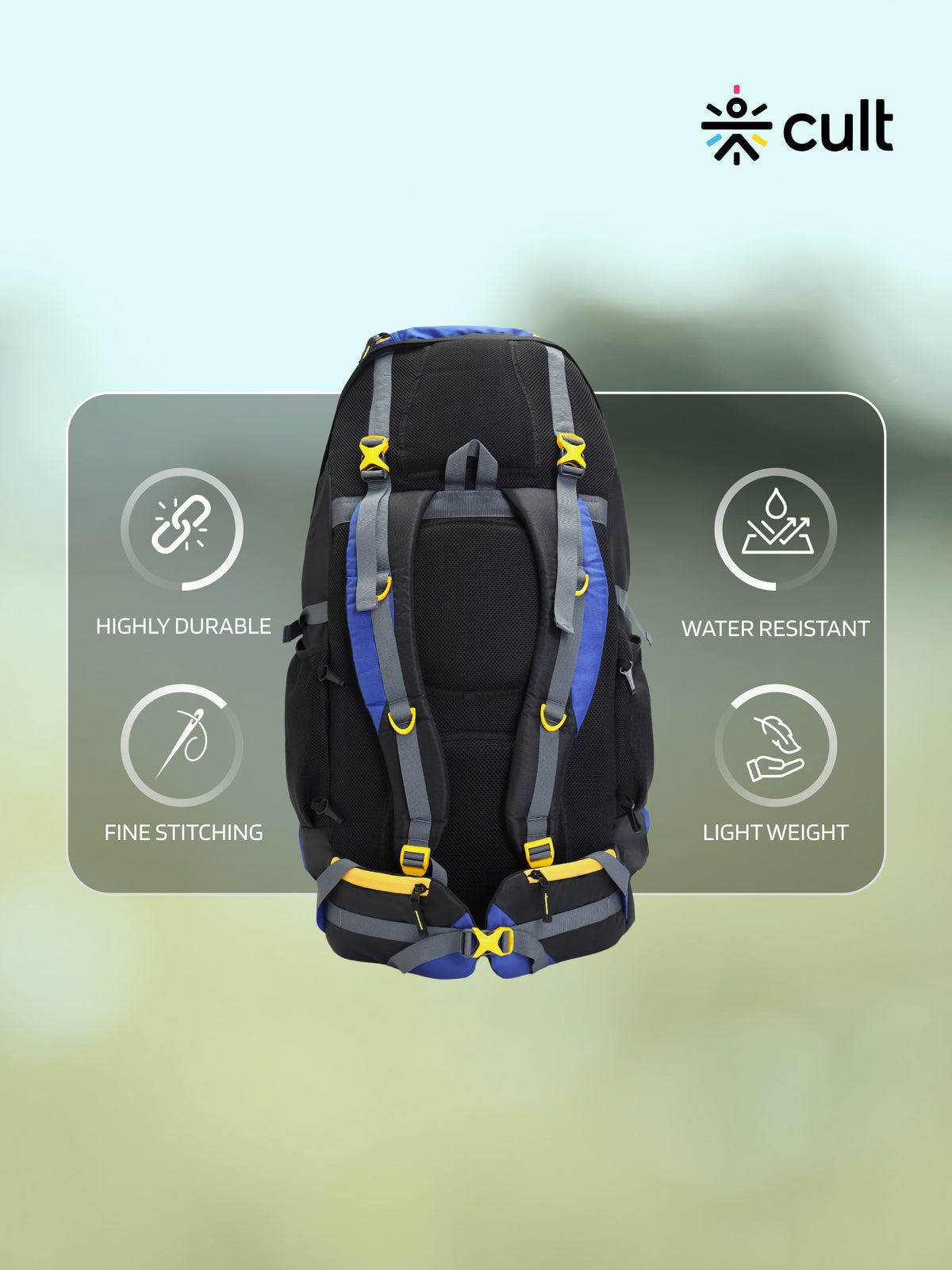 Travel Rucksack 95 L Blue