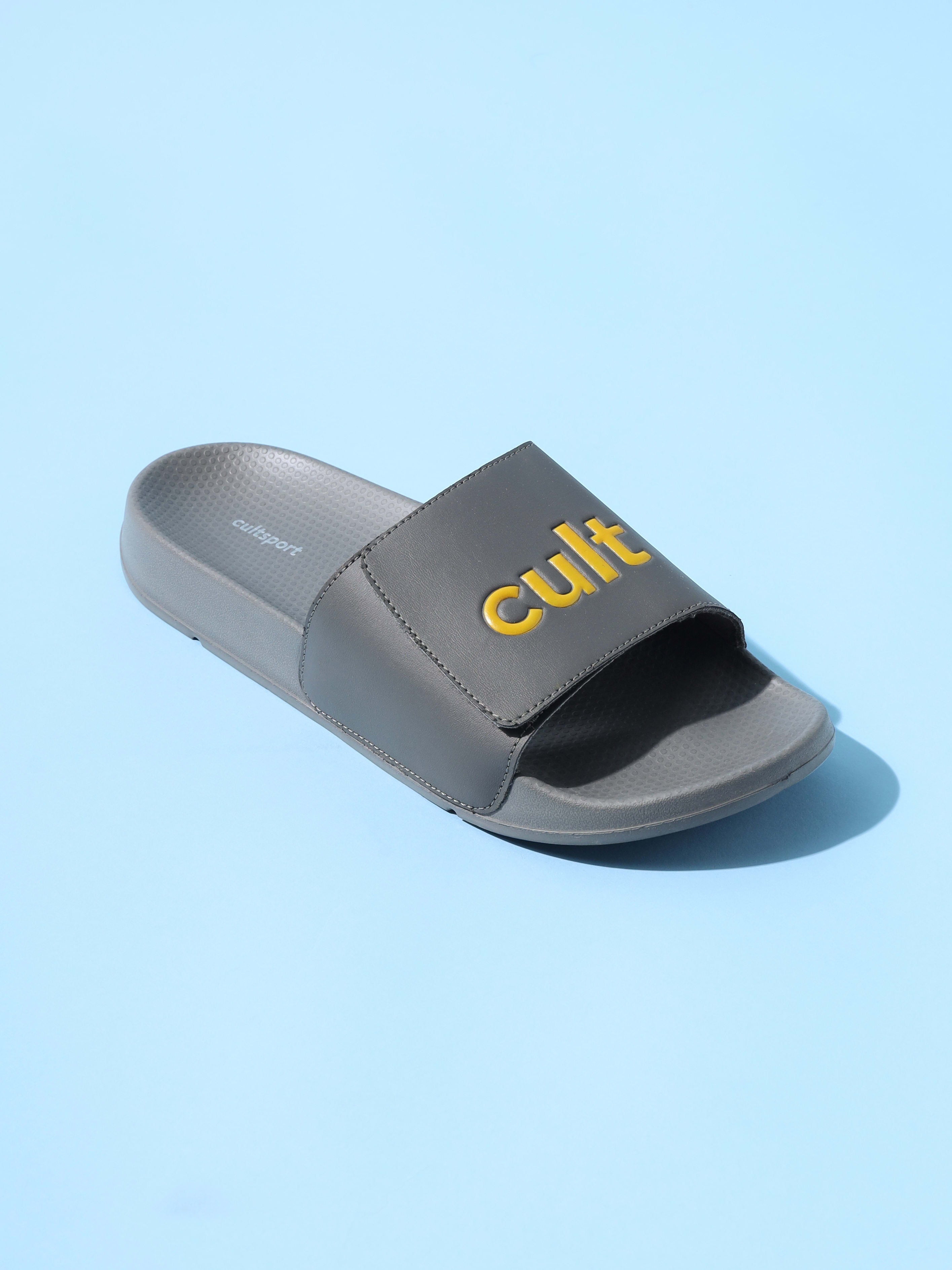 cult Locomo Grey Men Slides