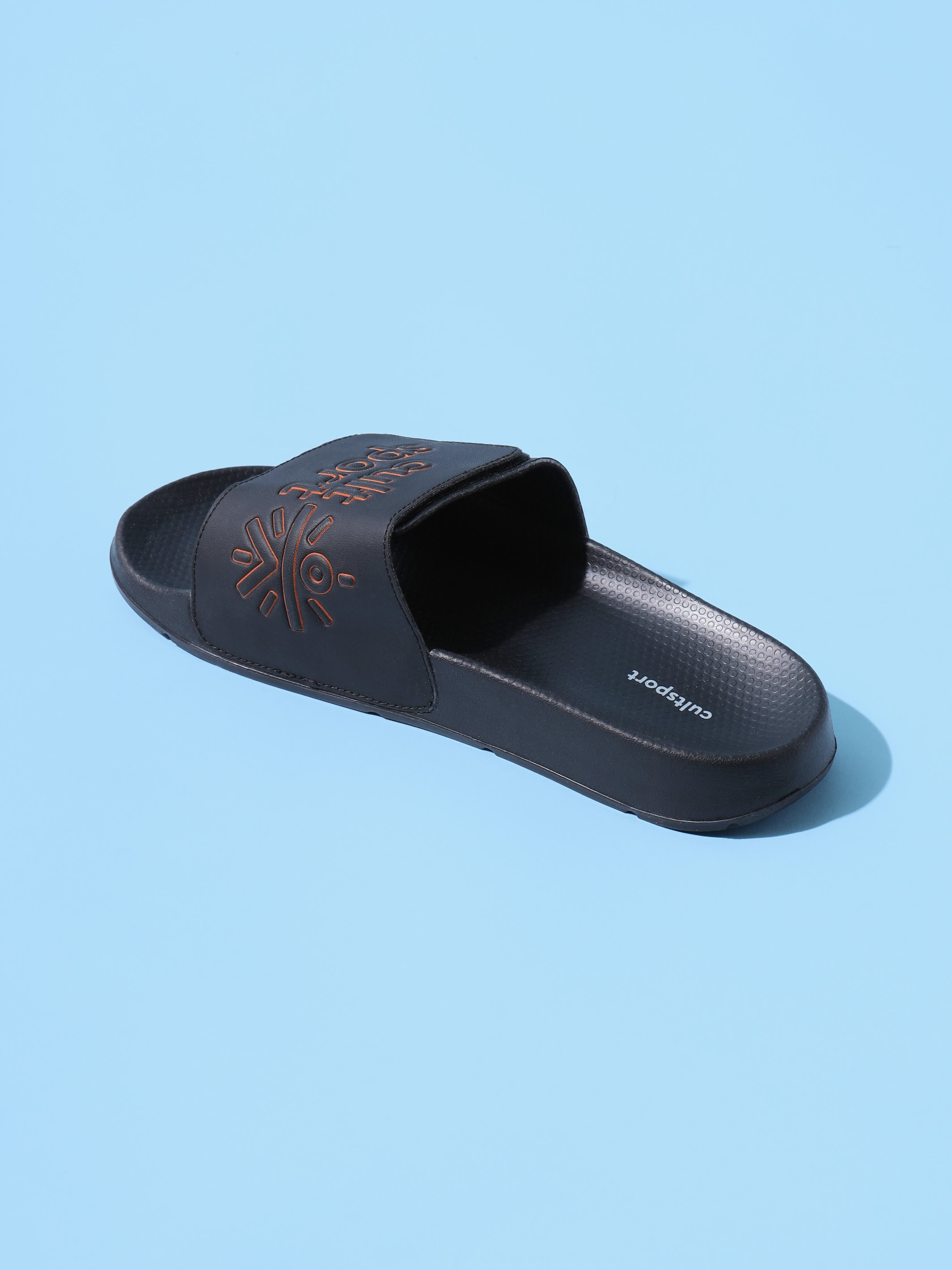 cult Glissade Black Men Slides